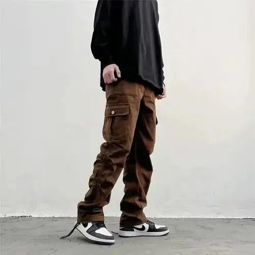 pleated cargo pants
