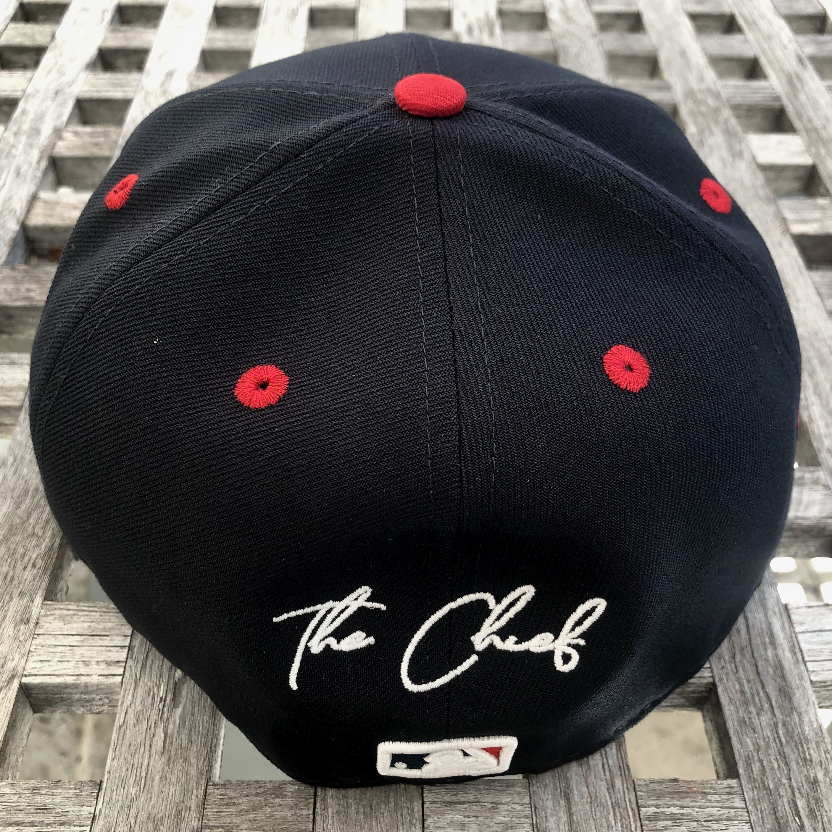 New Era Cleveland Indians Chief Wahoo Headdress 59FIFTY Hat 7 1/2 Size ONE SIZE - 5 Thumbnail