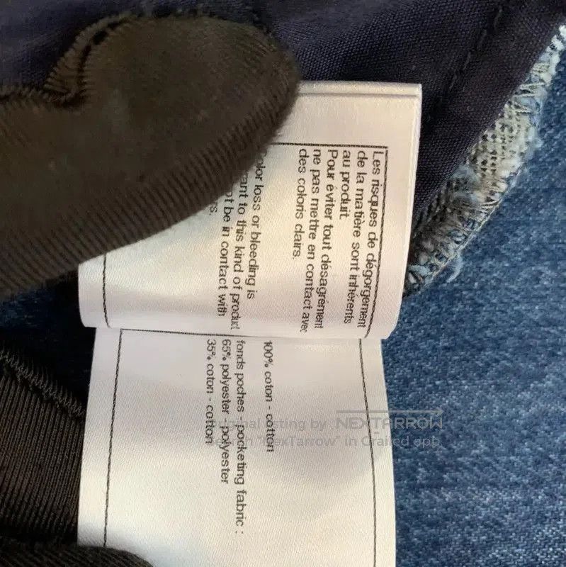 Chanel Chanel Blue Denim Women's Pants . Size 23" - 8 Thumbnail