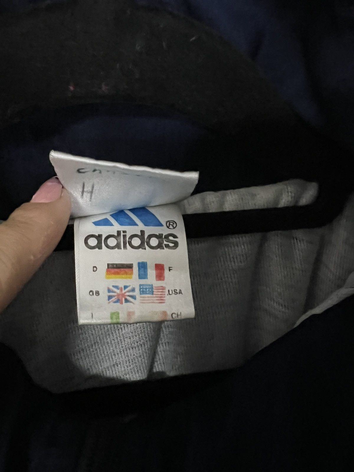 Adidas Adidas windbreaker jacket L blue red vintage Size US L / EU 52-54 / 3 - 6 Thumbnail