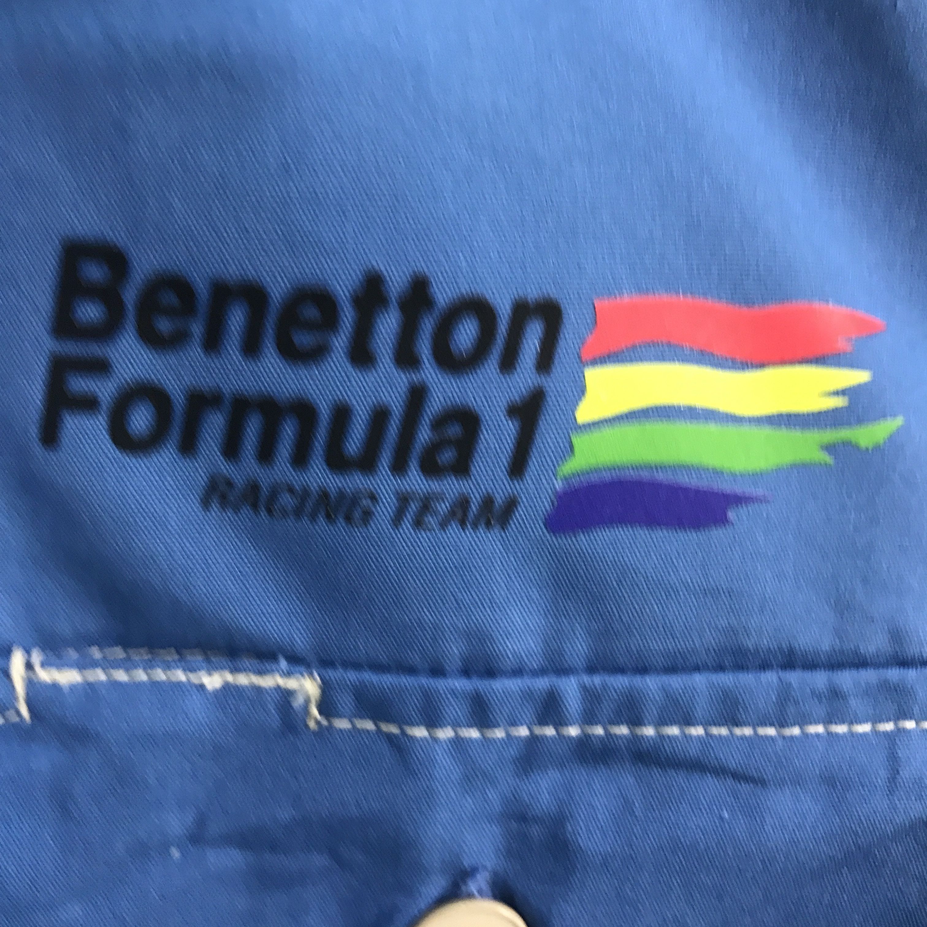 Benetton × Japanese Brand Vtg Benetton Formula 1 Racing Team Japan jacket Size US L / EU 52-54 / 3 - 9 Thumbnail