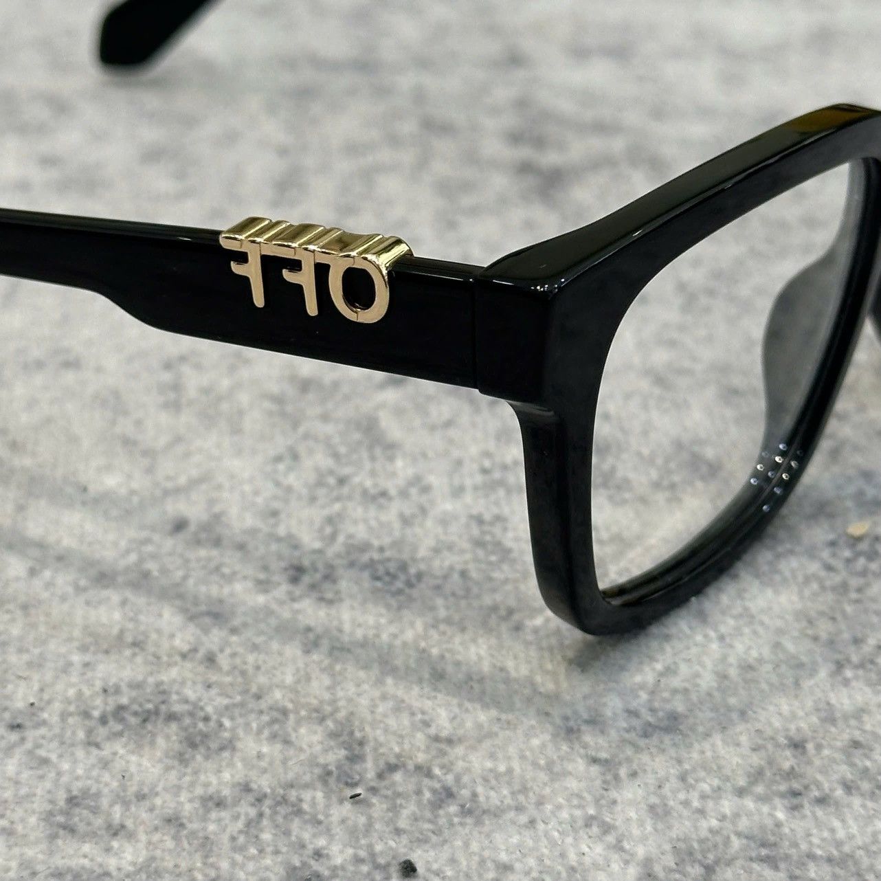 Off-White OFF-WHITE EYEWEAR STYLE 7C BLACK Size ONE SIZE - 4 Thumbnail