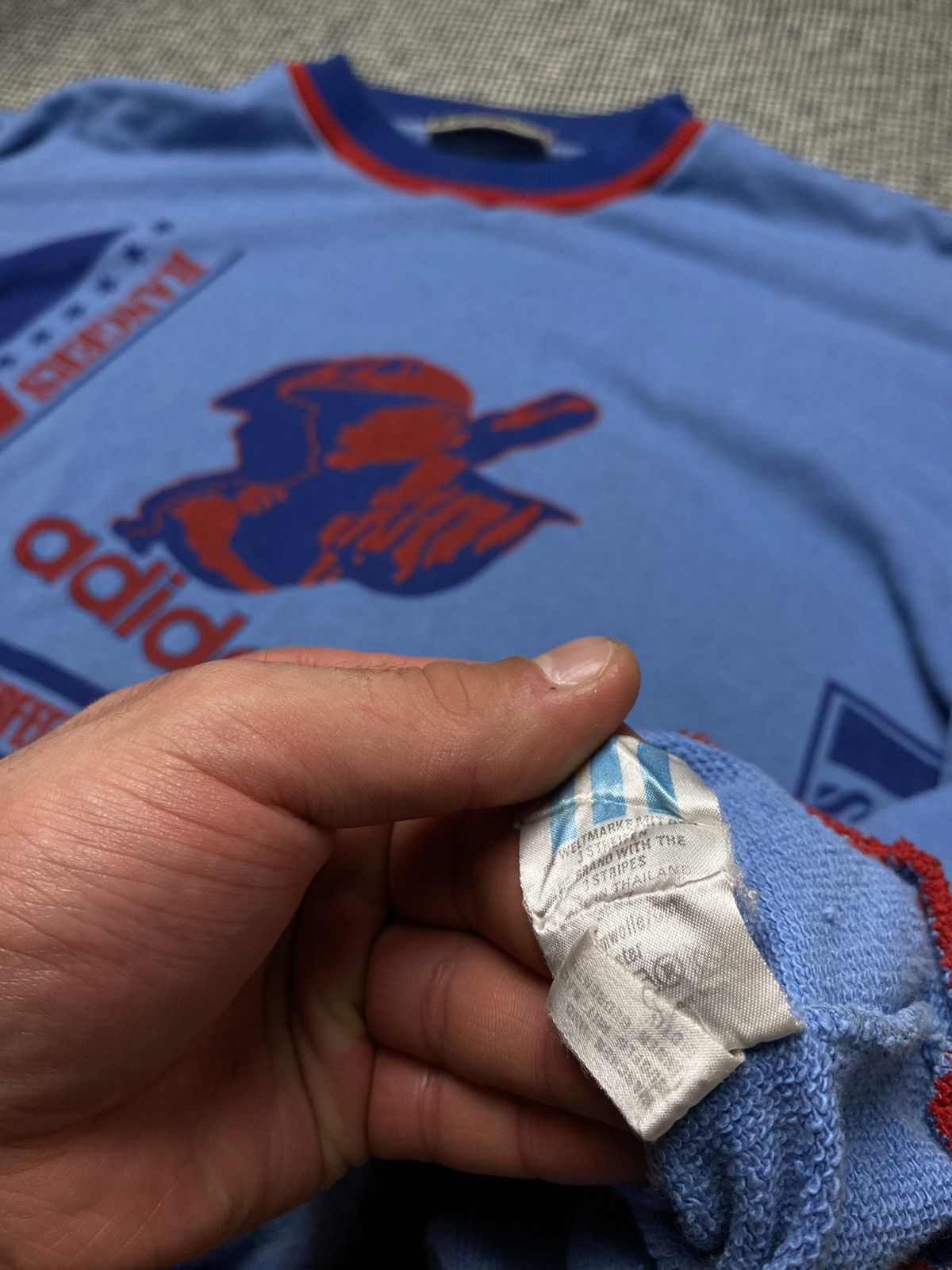 Adidas × Vintage Adidas take off Rangers sweatshirt y2k Size US L / EU 52-54 / 3 - 16 Thumbnail