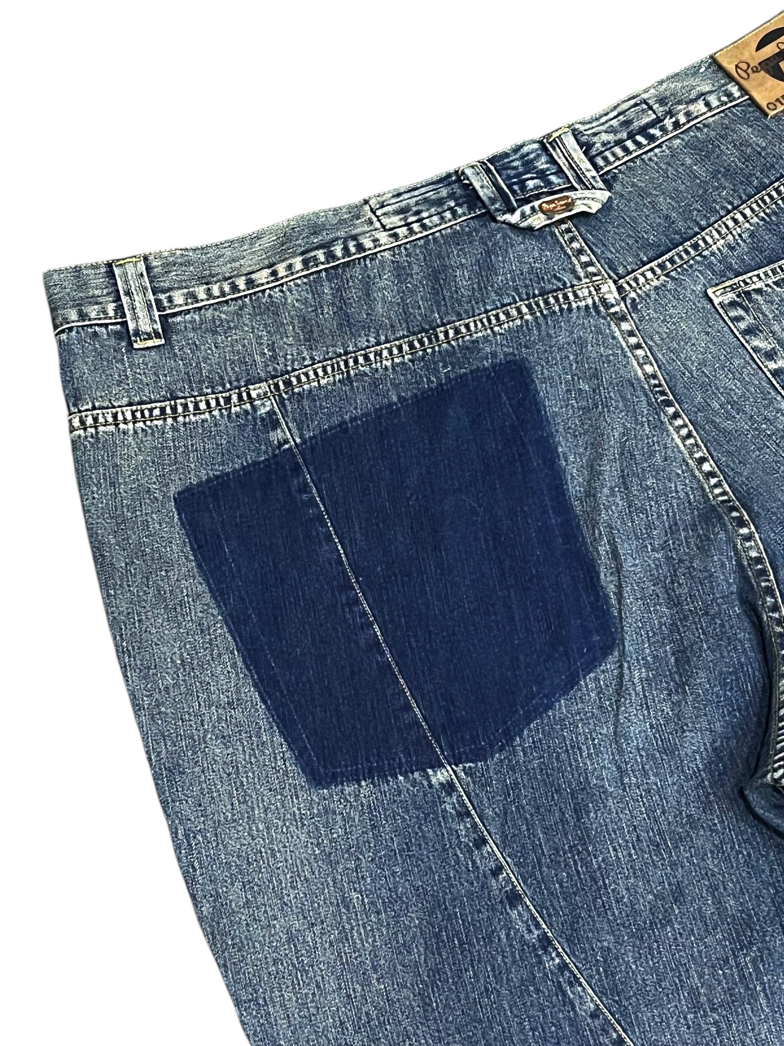 Pepe Jeans SIZE 48” BIG SIZE ULTRA RARE💥Vtg PEPE JEANS Patchwork Denim Size US 44 / EU 60 - 10 Thumbnail