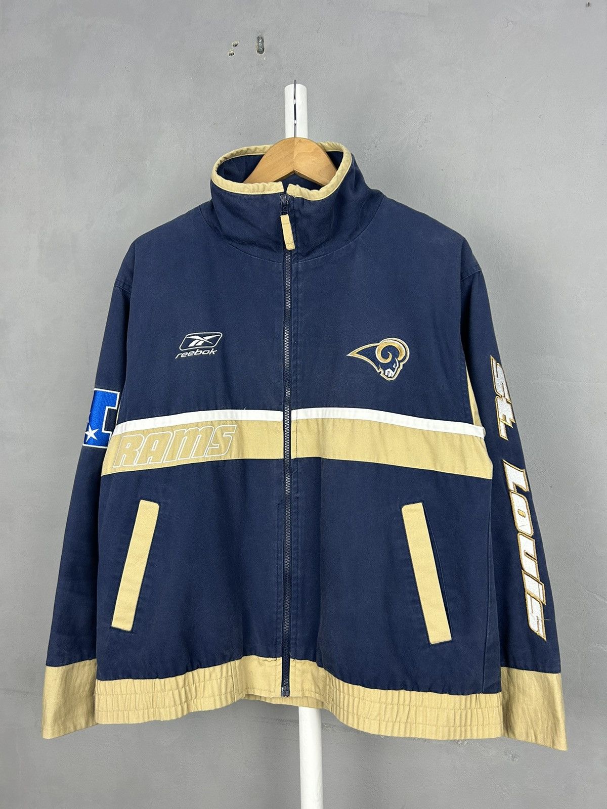 NFL Vintage NFL Reebok St. Louis Rams Jacket Size US M / EU 48-50 / 2 - 2 Thumbnail