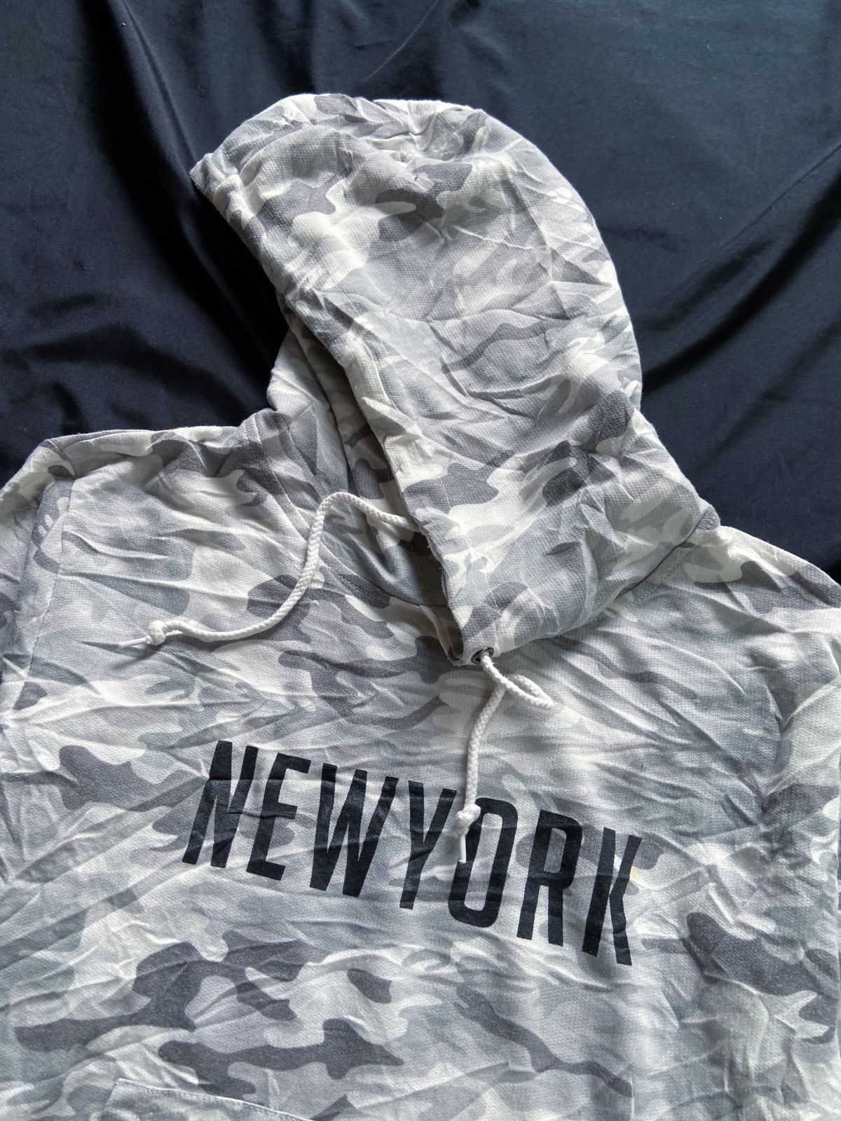 If Six Was Nine × Japanese Brand × Le Grande Bleu (L.G.B.) JAPANESE SKKONE VINTAGE NEW YORK ARMY HOODIE Size US M / EU 48-50 / 2 - 6 Thumbnail
