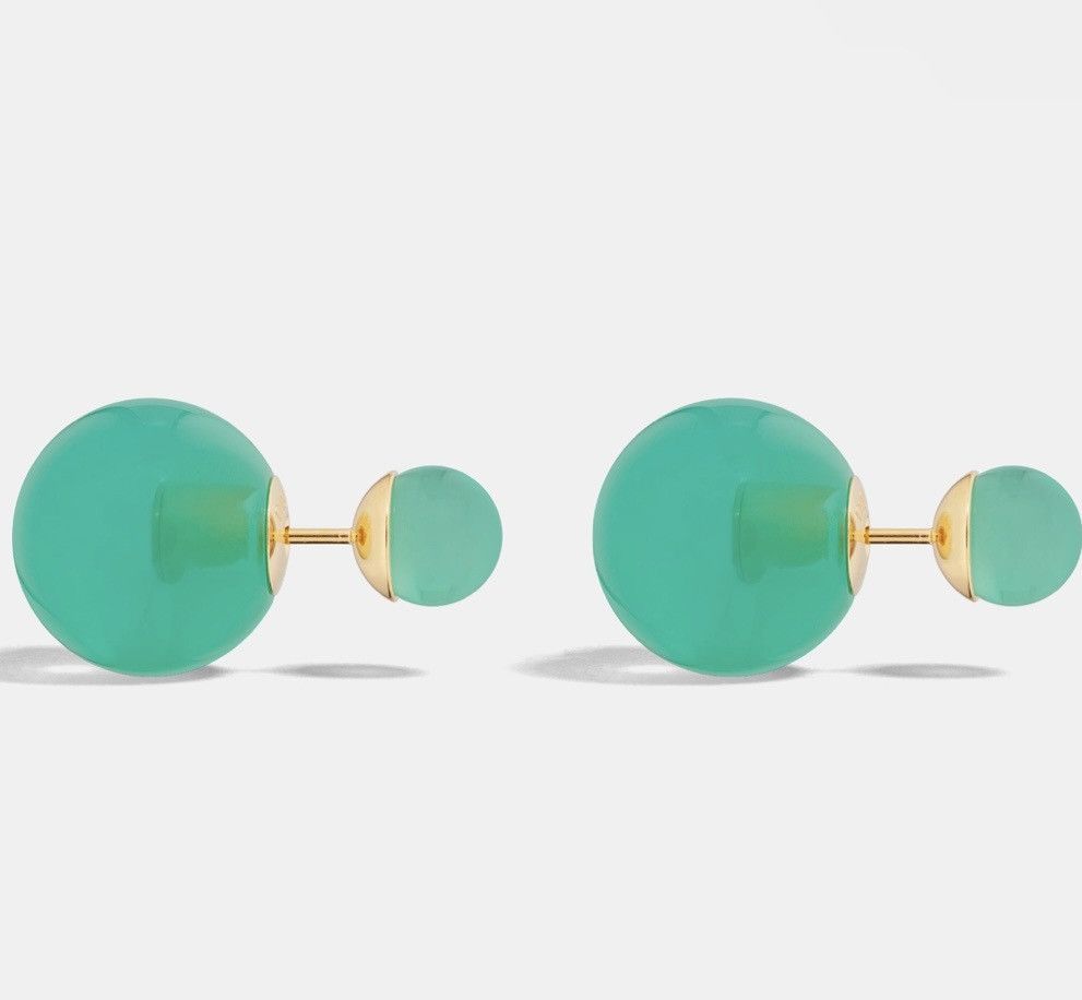 Dior Dior DIORIVIERA DIOR TRIBALES EARRING Aquamarina Resin Pearl Size ONE SIZE - 2 Thumbnail