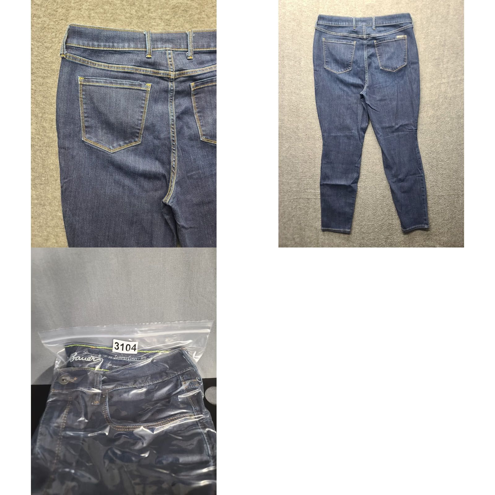 Eddie Bauer Eddie Bauer Jeans Womens 14x27 Travex Guide Pro Curvy Fit High Rise Skinny Leg Denim Blue 14 Regular Inseam 27" Slim Pockets Stretch Size 36" / US 14 / IT 50 - 9 Thumbnail