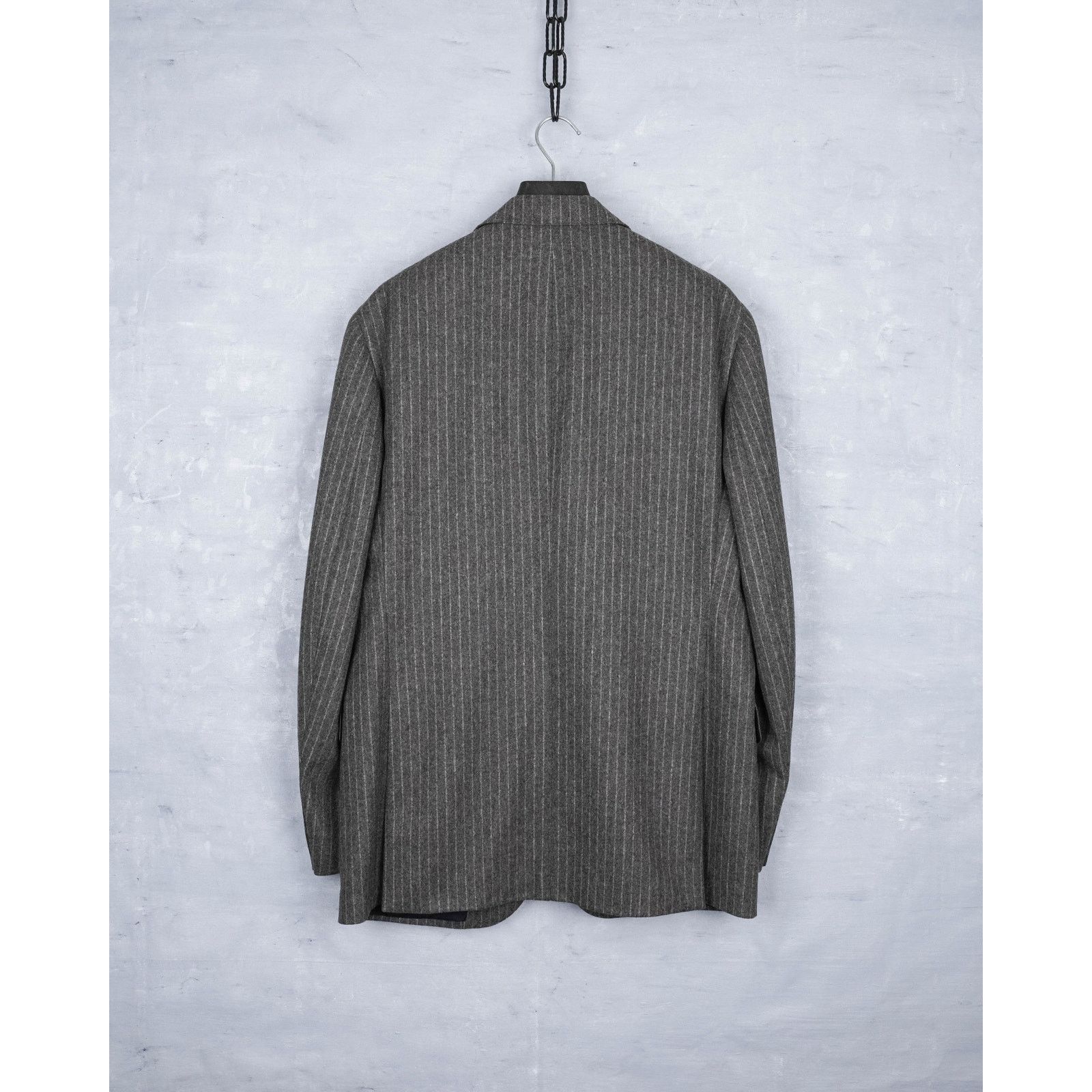 Boglioli Vintage boglioli classic gray pinstripe wool blazer jacket Size US L / EU 52-54 / 3 - 4 Thumbnail