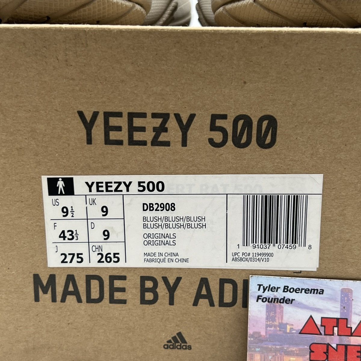 Adidas Yeezy 500 blush Size US 9.5 / EU 42-43 - 6 Thumbnail
