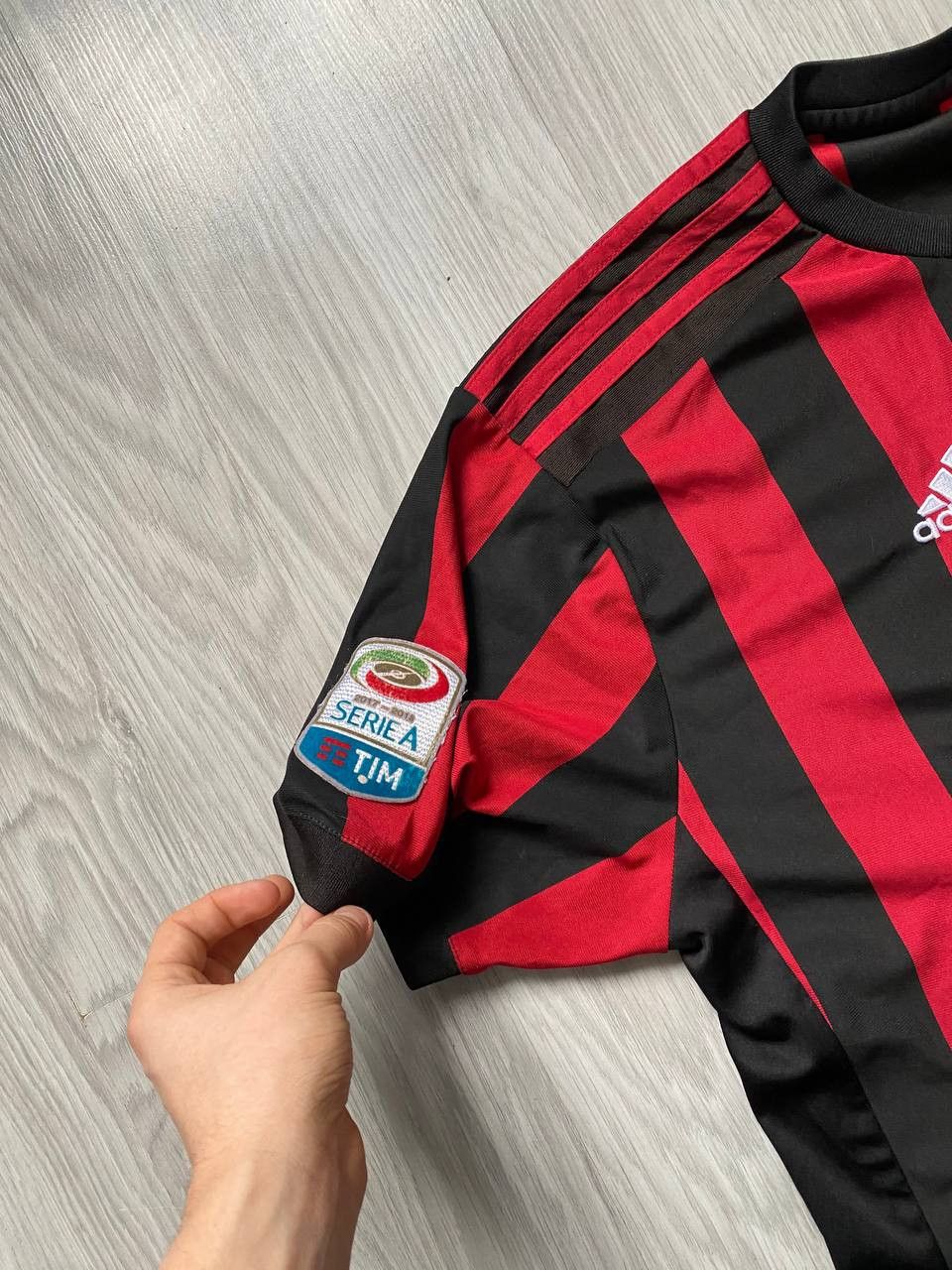 Vintage VINTAGE BLOKE CORE AC MILAN SOCCER JERSEY | Grailed