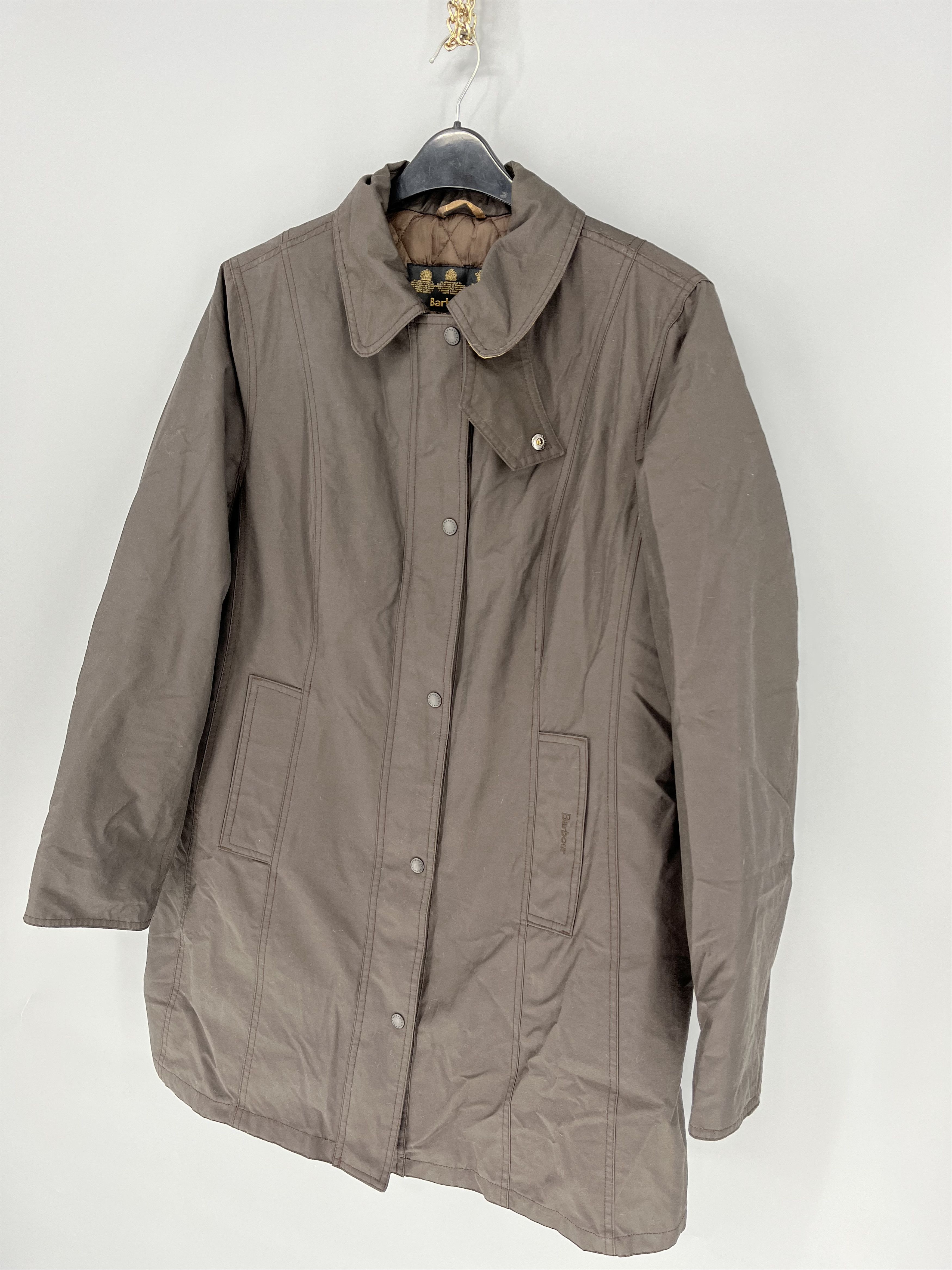 Barbour LWB0043BR71 BARBOUR TWILL BELSAY COAT WASH Size US S / EU 44-46 / 1 - 4 Thumbnail
