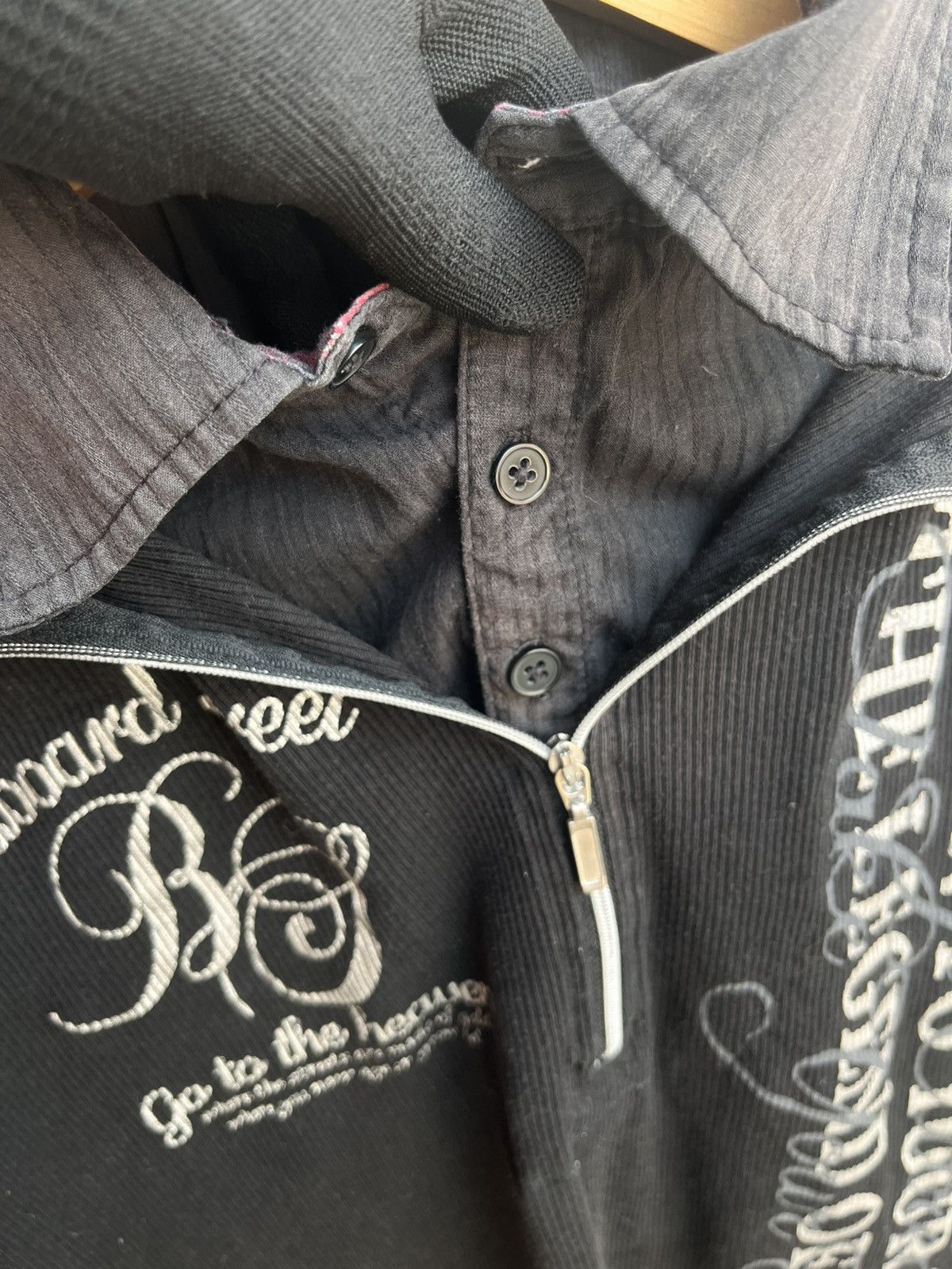 14th Addiction Mind Games Double Layers Poem Gohtic Longslevee Grungue Vkei Size US M / EU 48-50 / 2 - 2 Thumbnail
