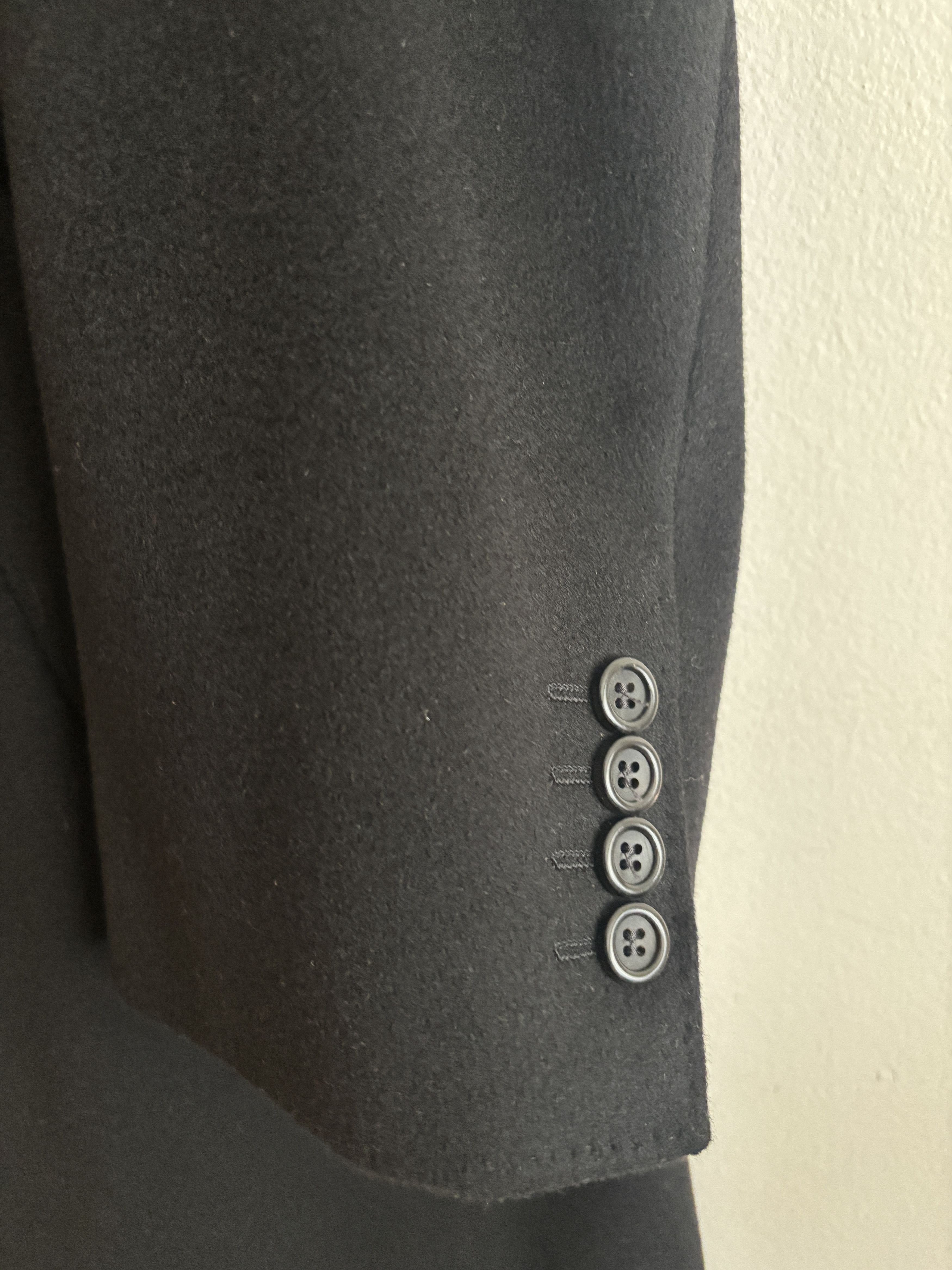 Canali $2100 Harry Rosen Wool Cashmere Overcoat US 44-46 -L- XL Size US XL / EU 56 / 4 - 4 Thumbnail