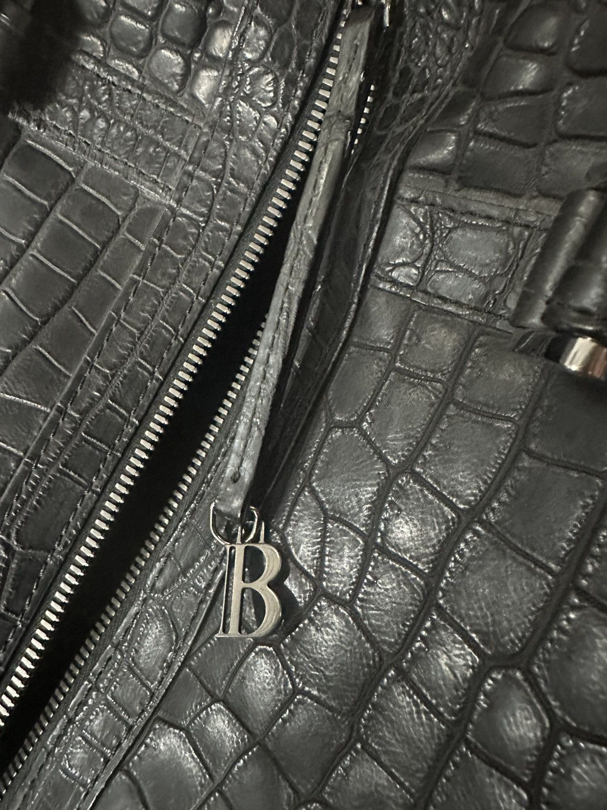 Balmain Balmain crocodile bag Size 30 - 3 Thumbnail