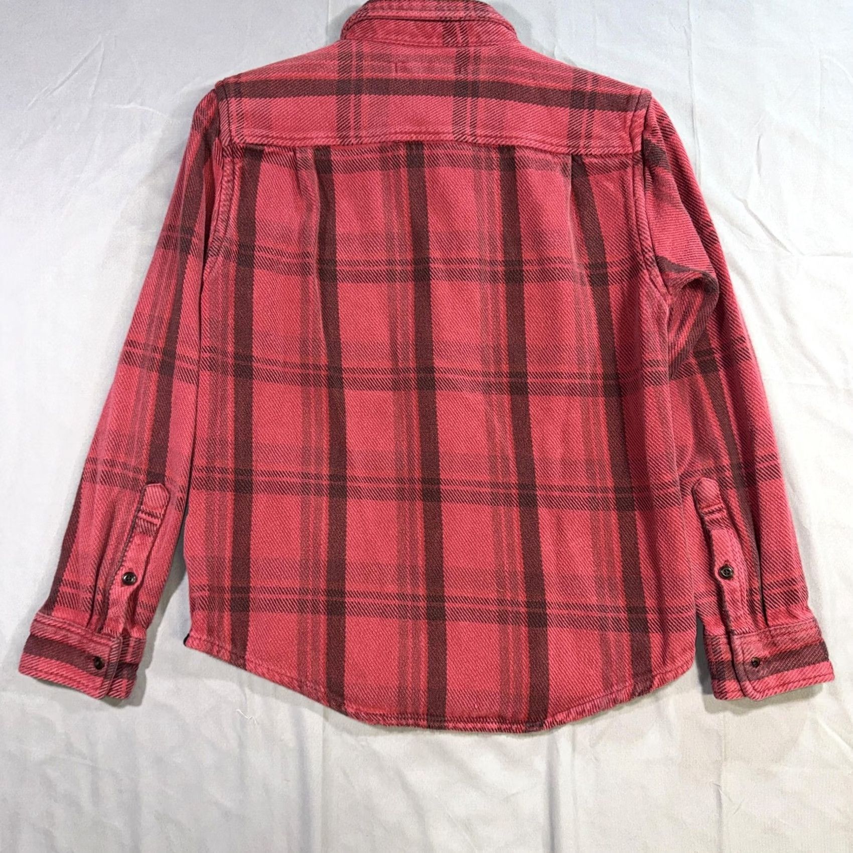 Outerknown Outerknown Shirt Mens M Red Plaid Organic Cotton Flannel Button Up Casual Size US M / EU 48-50 / 2 - 2 Thumbnail