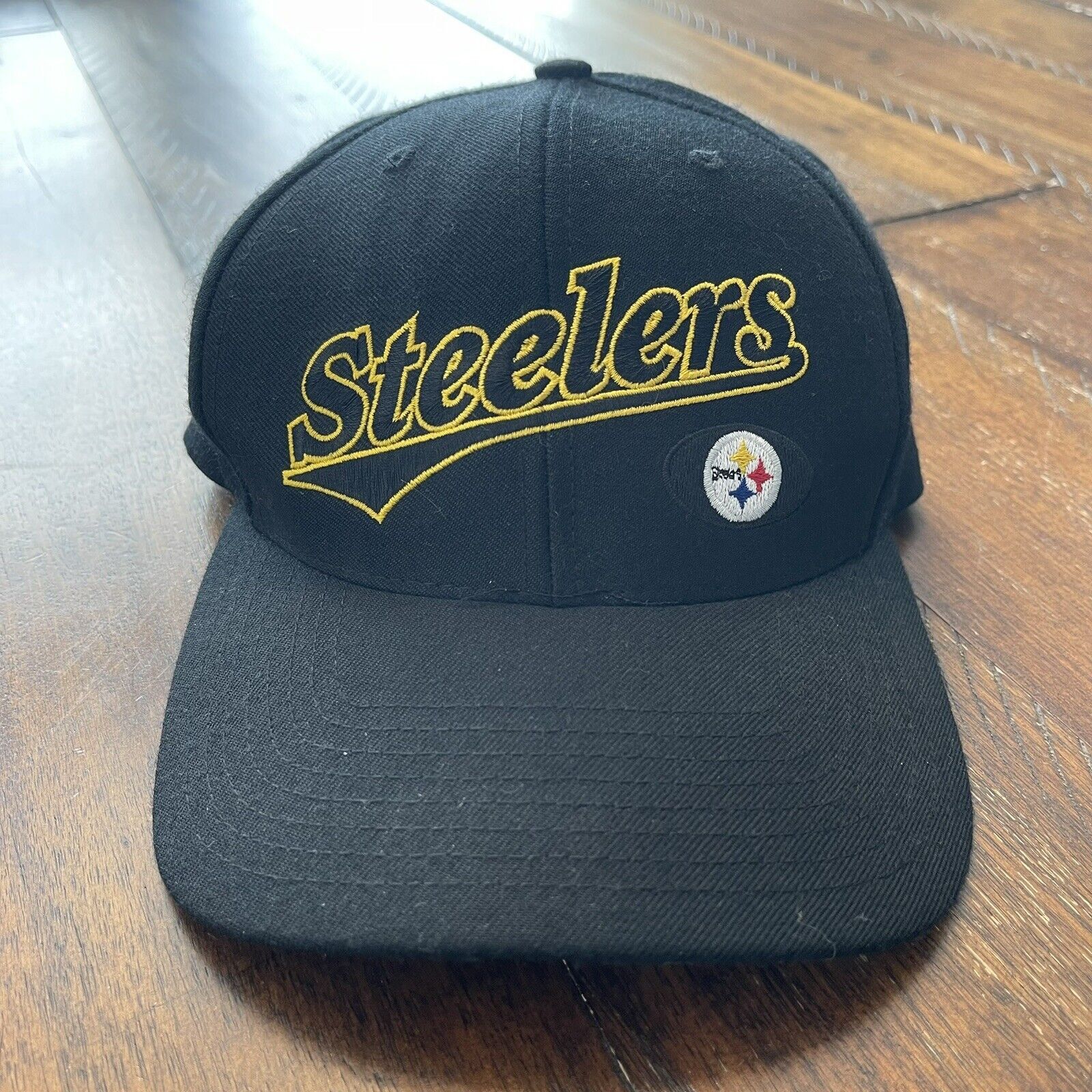 Twins Enterprise Inc. Vtg Pittsburgh Steelers Twins Enterprise SnapBack 30% Wool Size ONE SIZE - 2 Thumbnail