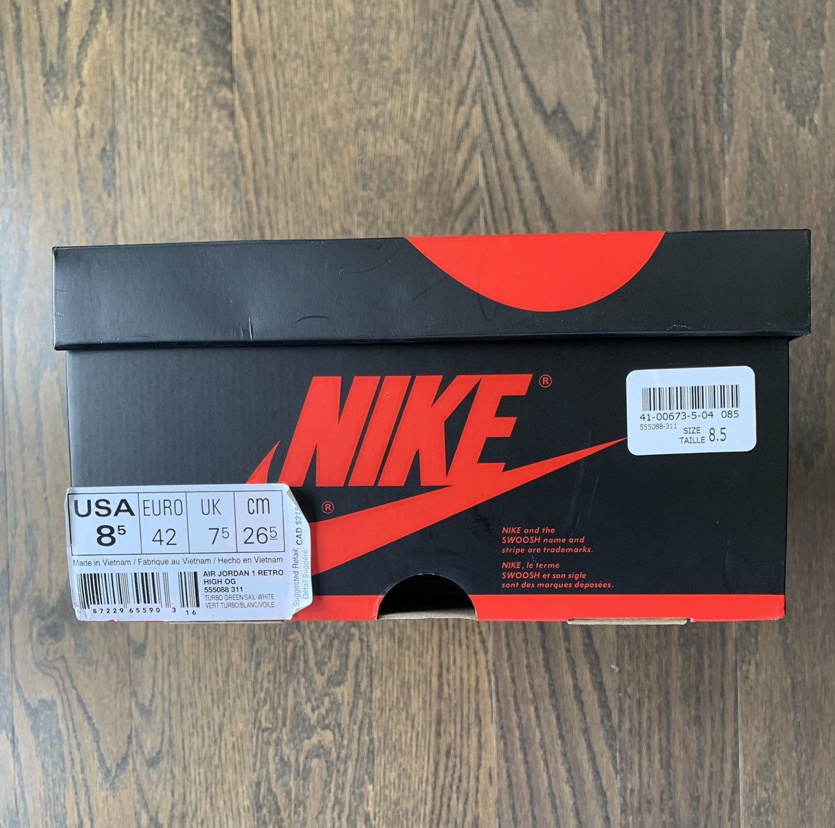 Jordan Brand AIR JORDAN 1 HIGH OG 'TURBO GREEN' Size US 8.5 / EU 41-42 - 21 Thumbnail