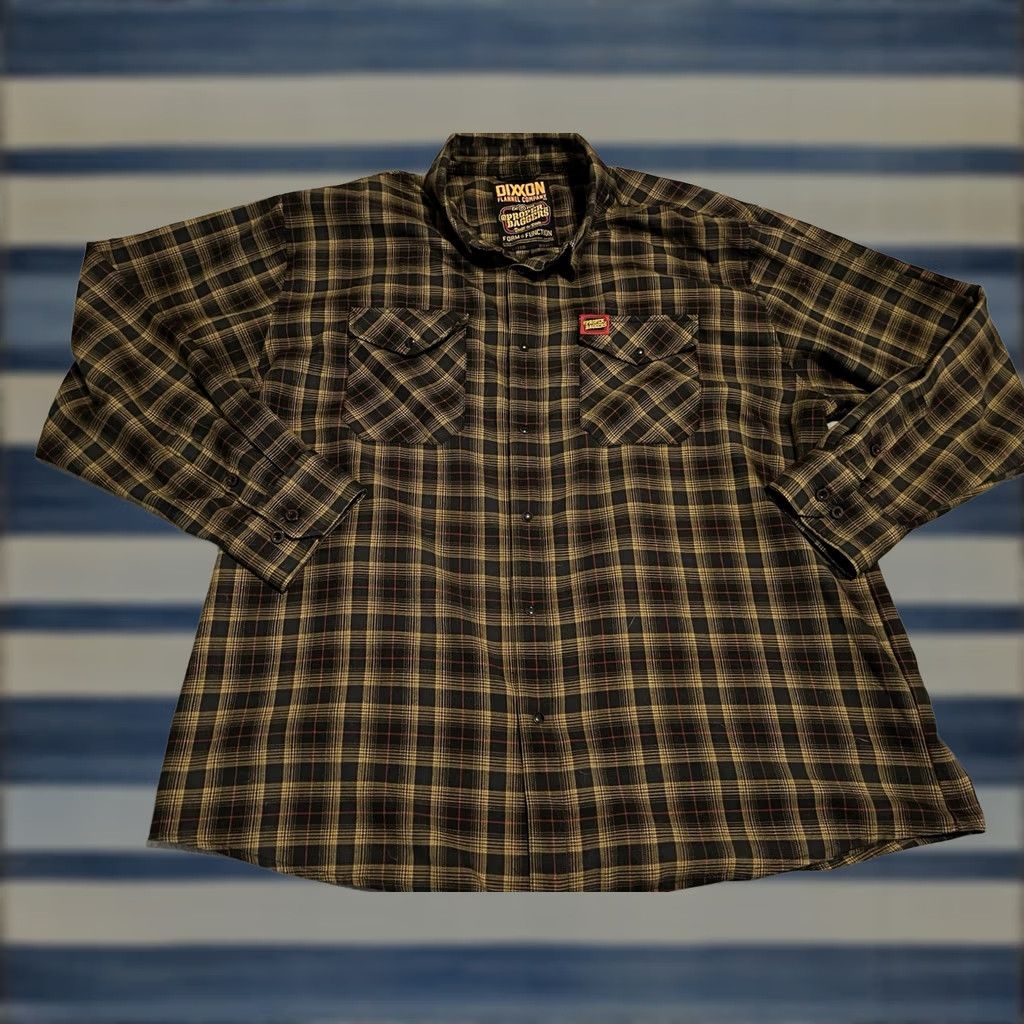 Propper Dixxon Proper Baggers Long Sleeve Snap Flannel Plaid Shirt Mens 4XL Multicolor Polyester Flannel Shirt Mens 4XL Size US XXL / EU 58 / 5 - 1 Thumbnail