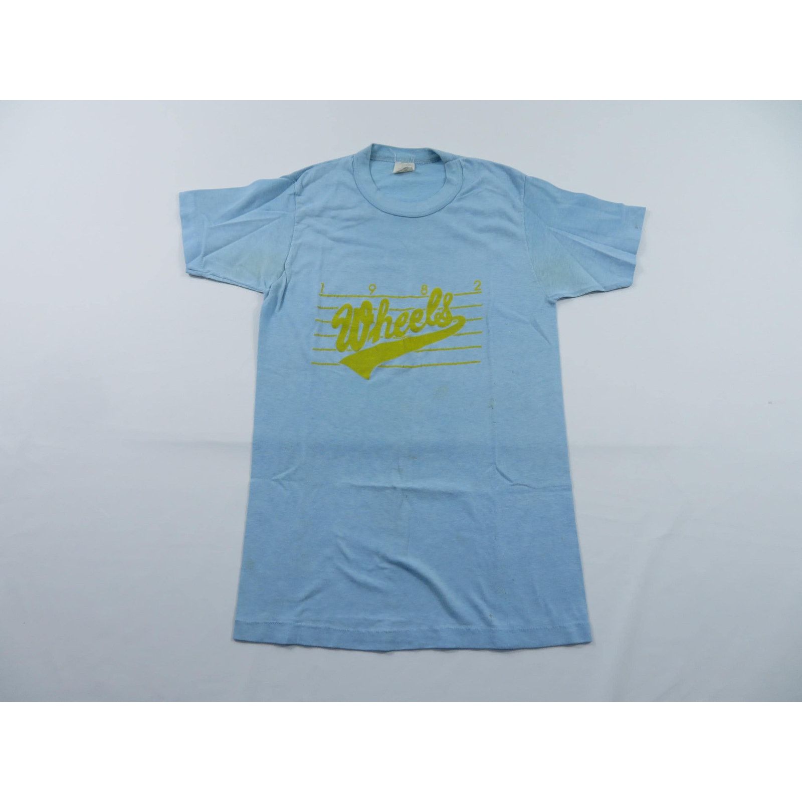 Other Wheels 1982 Rock Band Concert Tour Blue T-shirt Sz S Size US S / EU 44-46 / 1 - 1 Thumbnail