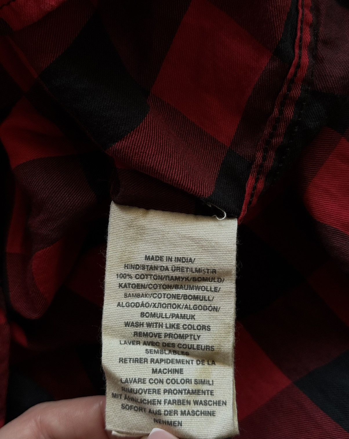 Denim & Supply Ralph Lauren × Polo Ralph Lauren × Vintage Ralph Lauren Denim & Supply tartan red checkered shirt Size S / US 4 / IT 40 - 6 Thumbnail