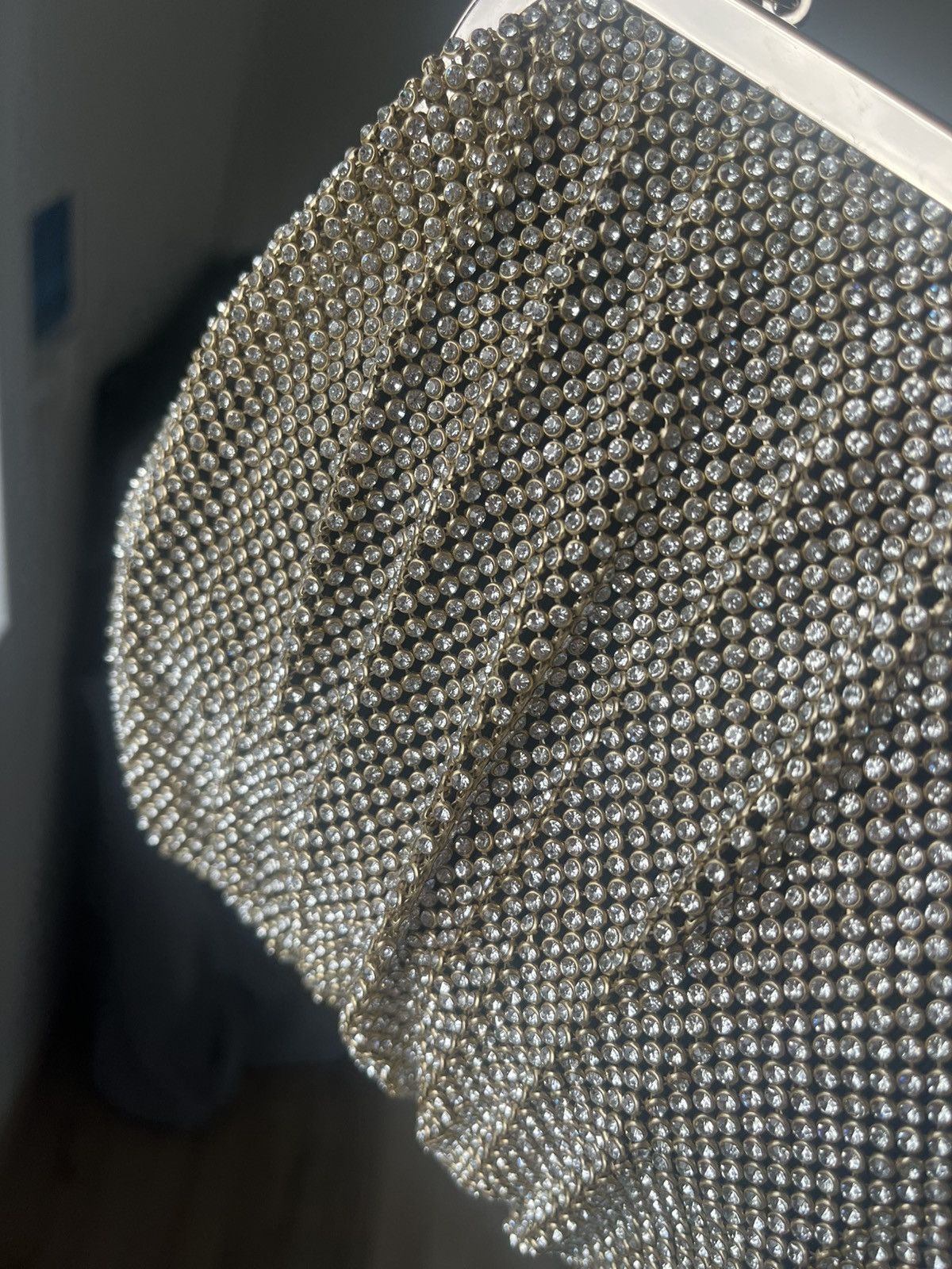 Zara Gold bag strass Size ONE SIZE - 4 Thumbnail