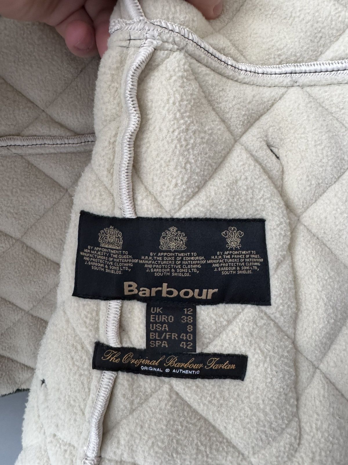 Barbour × Designer Barbour Quilted Jacket for Women Size M / US 6-8 / IT 42-44 - 6 Thumbnail