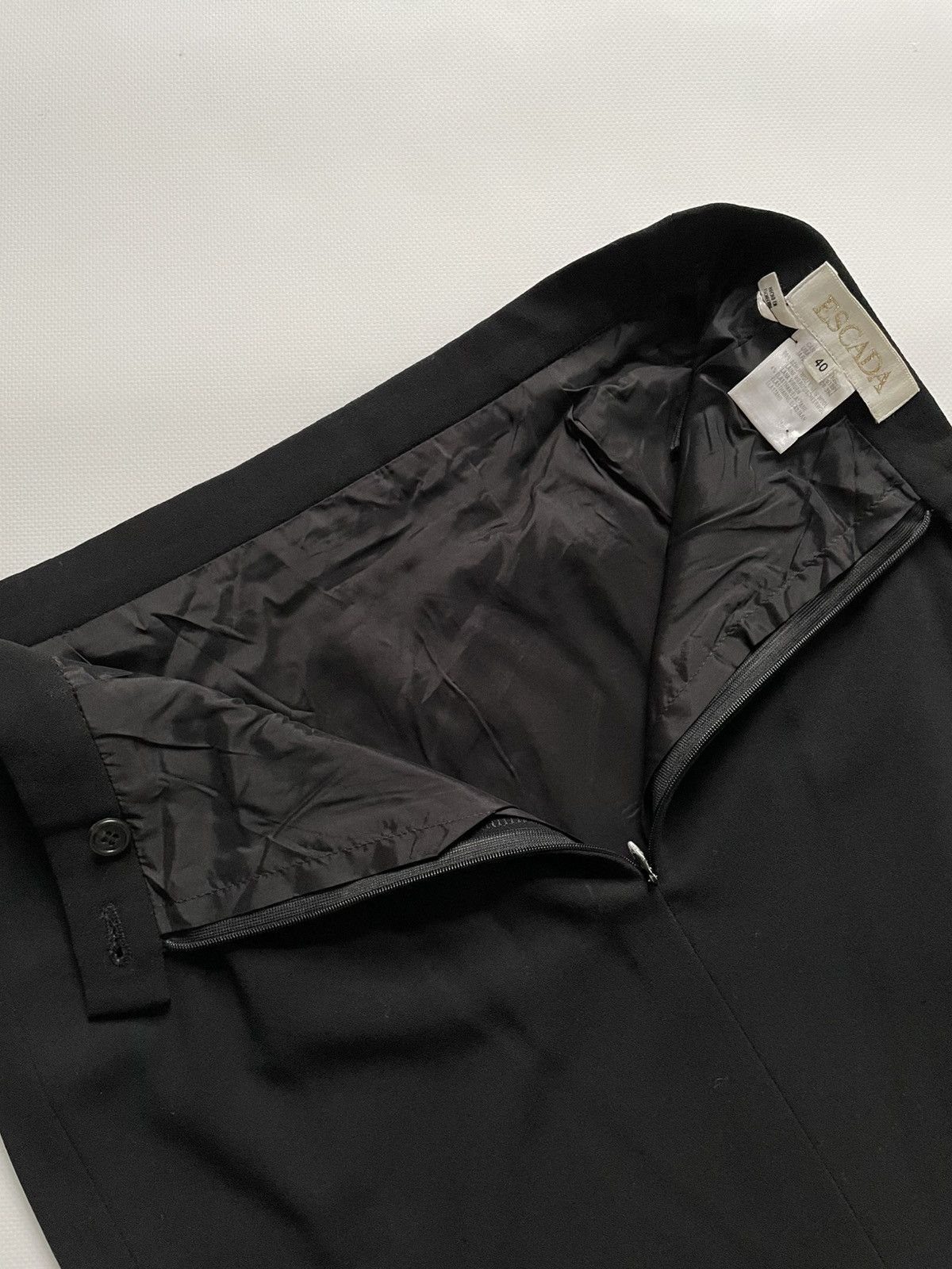 Escada Escada midi skirt classic formal style lana wool Size 27" / US 4 / IT 40 - 5 Thumbnail