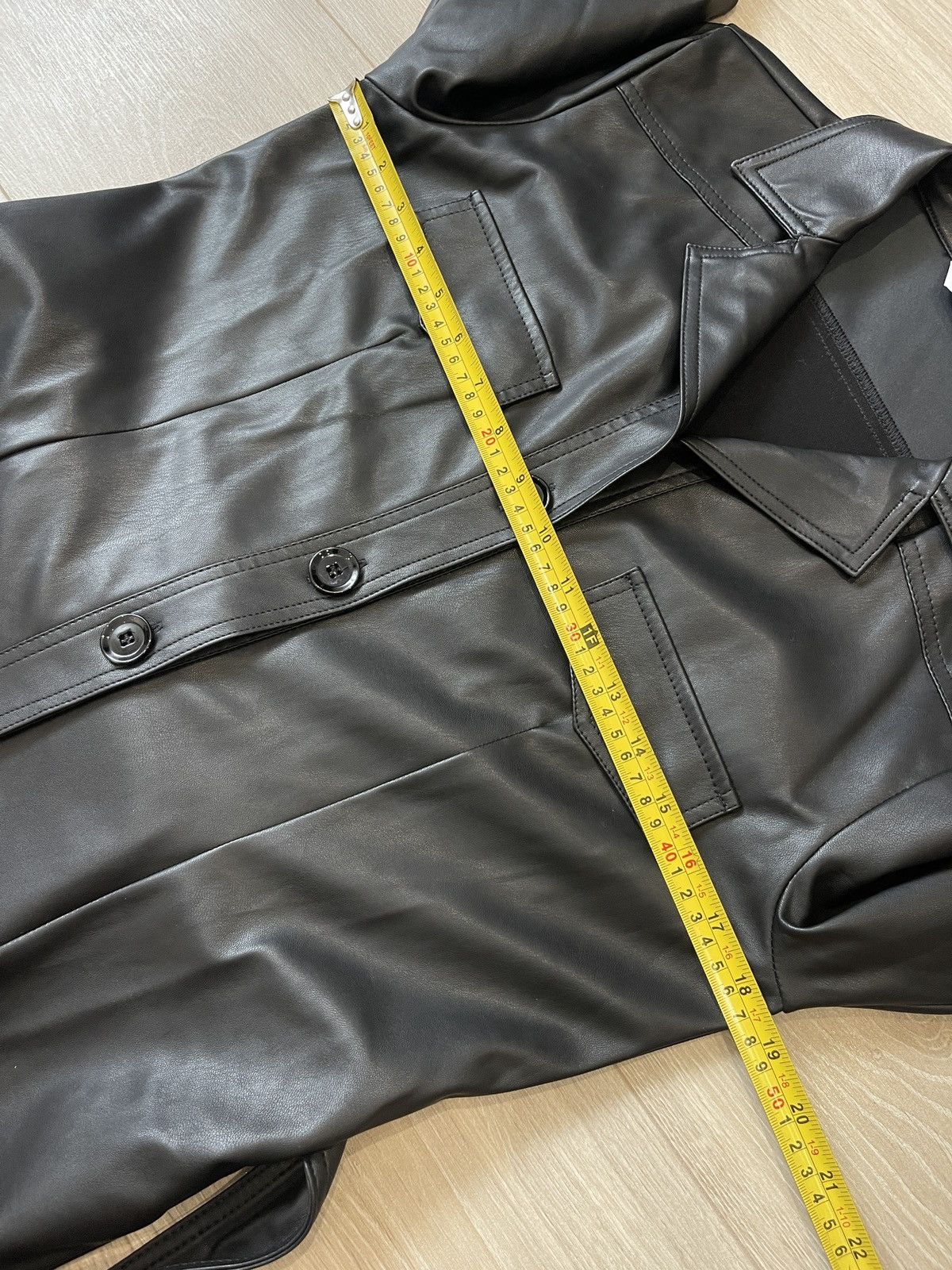 Max Mara Iblues max mara Istrice dress made of black faux leather 42 Size M / US 6-8 / IT 42-44 - 18 Thumbnail