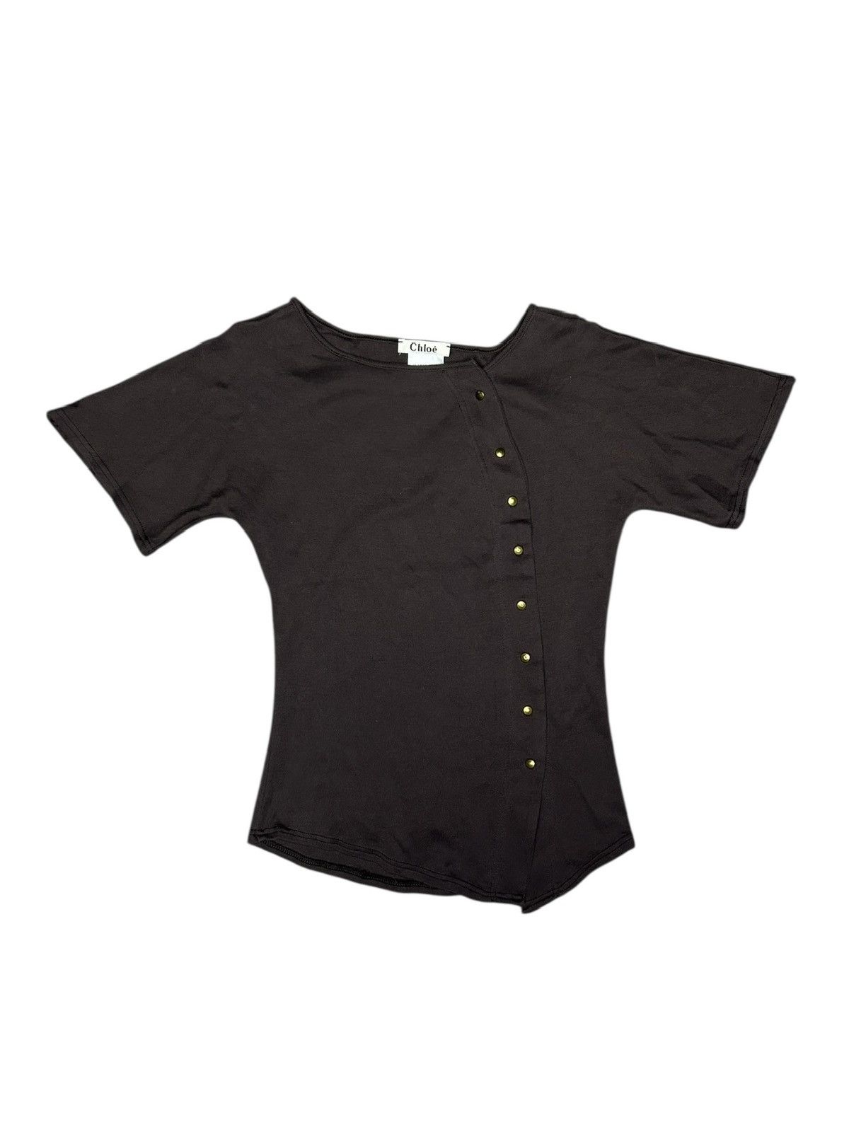 Chloe S/S 02 by Phoebe Philo Snap Button T-Shirt Size S / US 4 / IT 40 - 2 Thumbnail