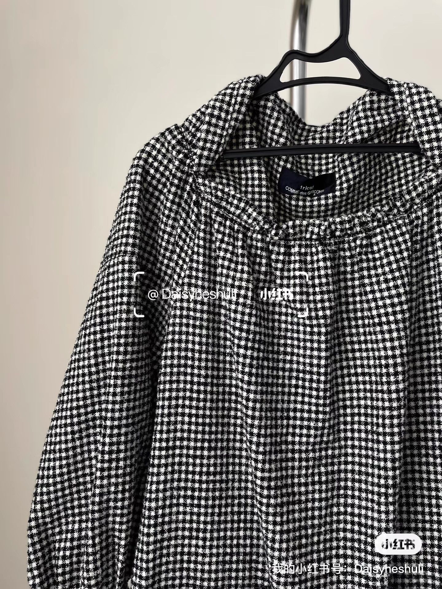 Comme des Garcons Comme des Garçons CDG Tricot Plaid Dress Ｑ24 Size 36" / US 14 / IT 50 - 2 Thumbnail