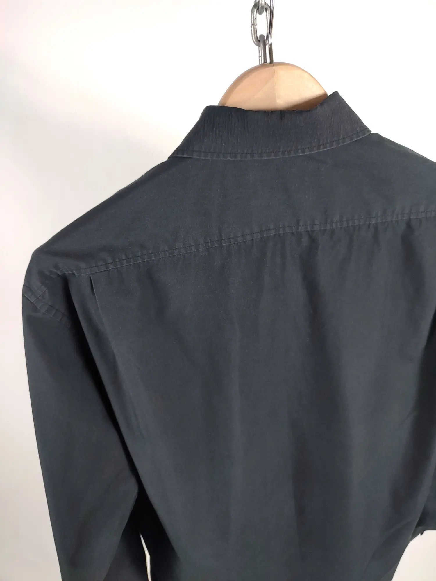 Yves Saint Laurent Ysl black vintage shirt Size US L / EU 52-54 / 3 - 11 Thumbnail