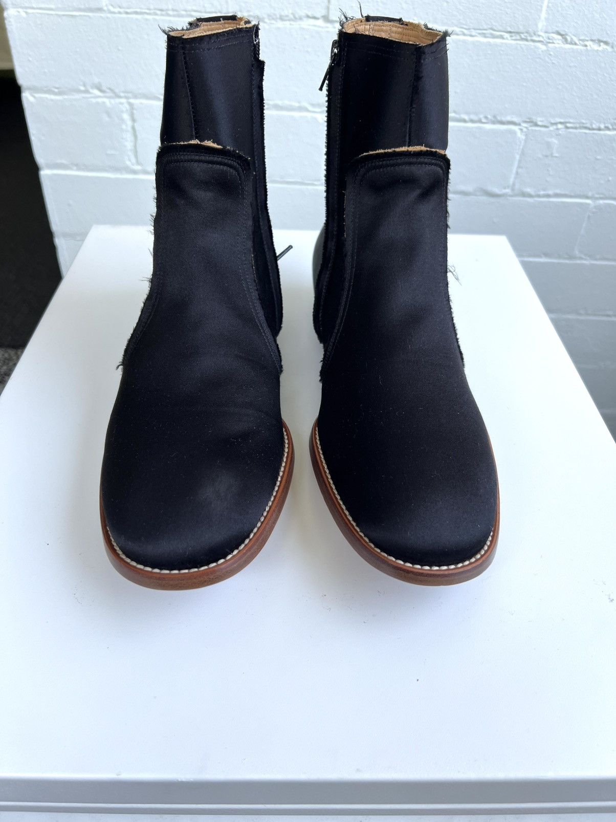 Maison Margiela Martin margiela satin tuxedo boots Size US 10 / EU 43 - 2 Thumbnail
