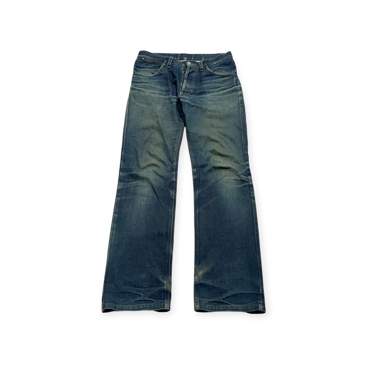 Maison Margiela SS03 Flare Distressed Jeans Size US 29 - 1 Thumbnail