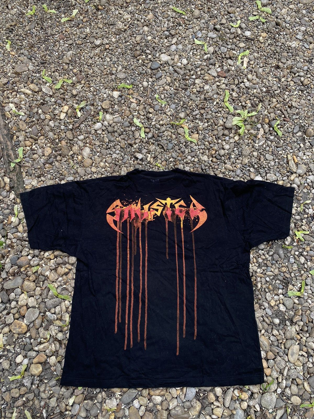 Band Tees × Vintage Vintage Sinister Death Metal Rock T-Shirt Size US XL / EU 56 / 4 - 1 Thumbnail