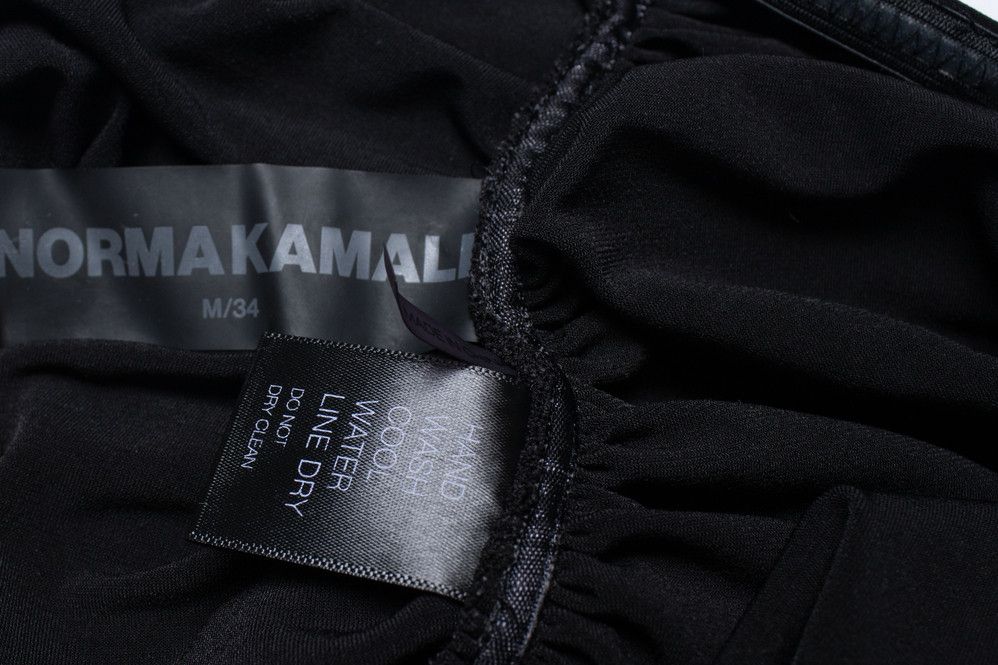 Norma Kamali Norma Kamali, Diana side drape long skirt in black Size 28" / US 6 / IT 42 - 5 Thumbnail