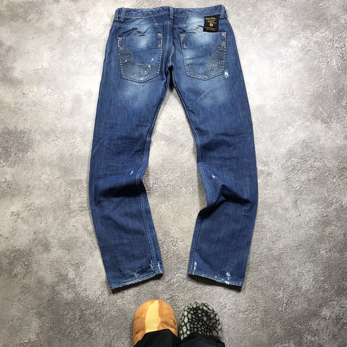 Vintage Vintage 90s Distressed Baggy Jeans Thrashed Grunge Skate 38 Size US 38 / EU 54 - 5 Thumbnail
