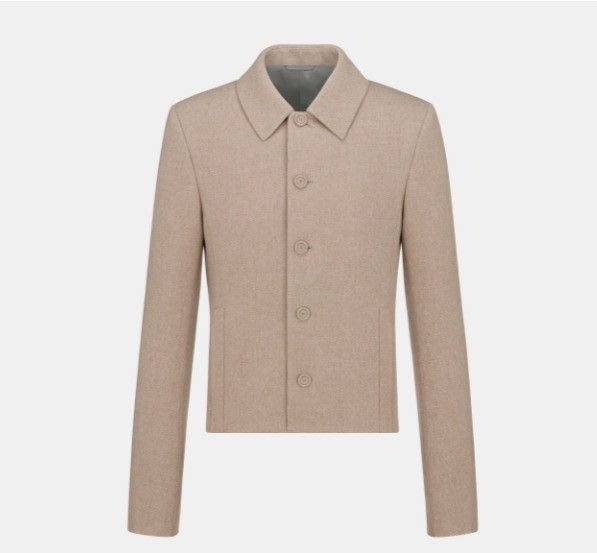 Dior o1w1db10425 443C253 Cropped Jacket in Beige Size US L / EU 52-54 / 3 - 1 Thumbnail