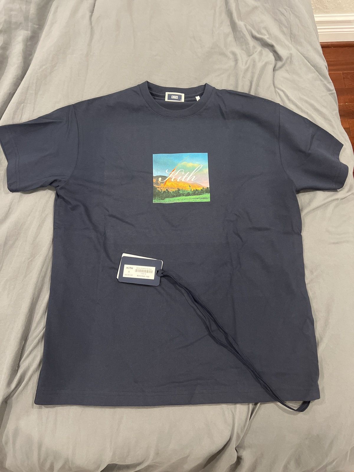 image of Kith Pot Of Gold Tee Size Small in Blue, Men's