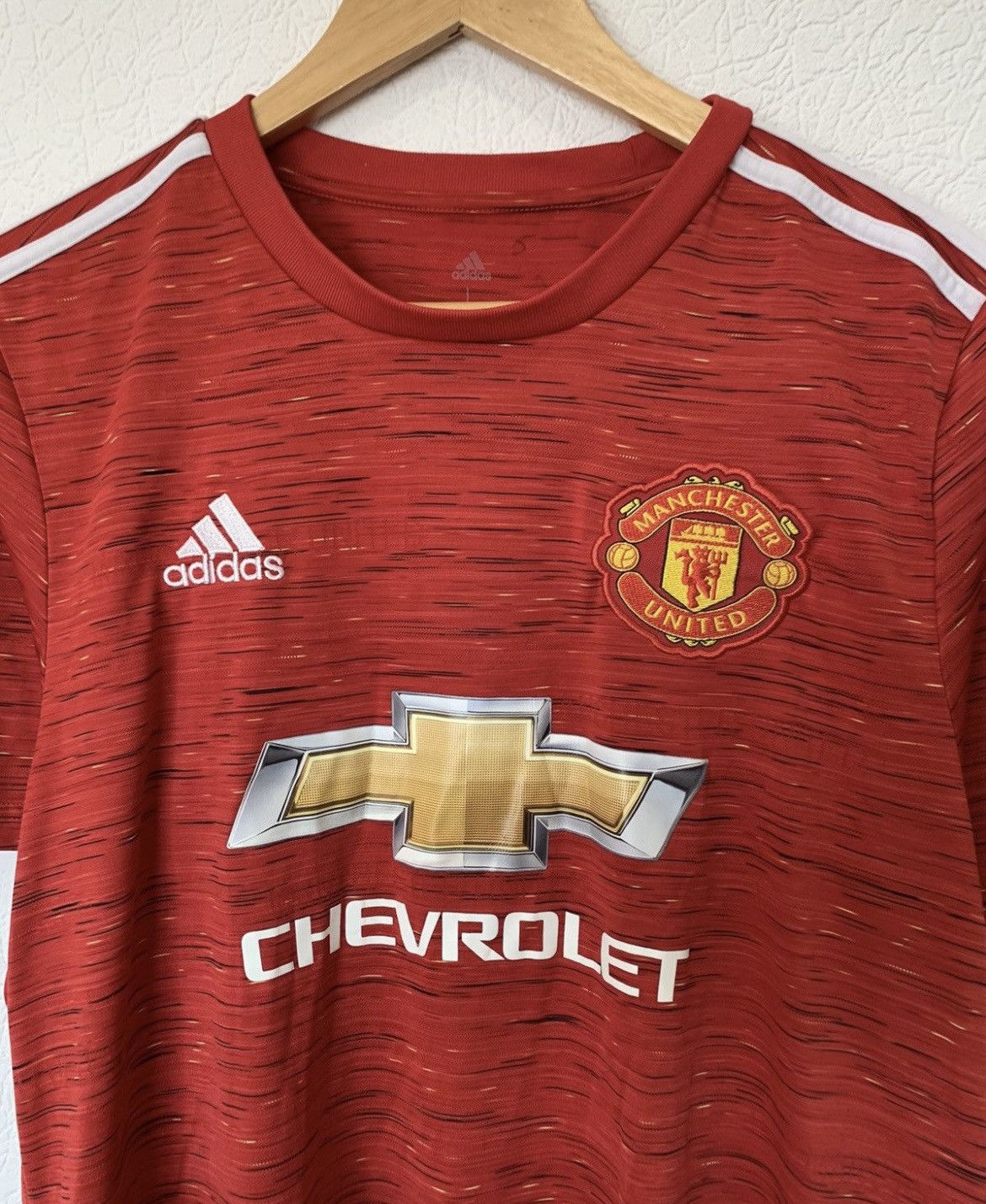 Adidas MANCHESTER UNITED ADIDAS 2020/2021 HOME KIT SOCCER JERSEY Size US L / EU 52-54 / 3 - 2 Thumbnail