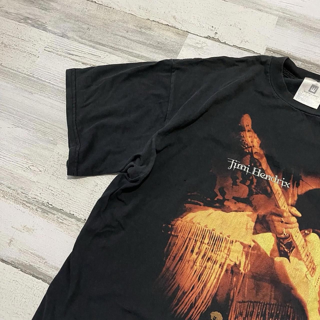 Band Tees Vintage Jimi Hendrix Live at Woodstock T-Shirt Winterland XL Size US XL / EU 56 / 4 - 4 Thumbnail