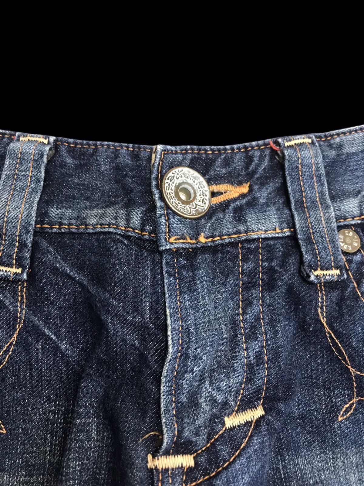Edwin 💥FLARE💥Archival Rusty EDWIN Stone Wash Denim F62 Size US 30 / EU 46 - 9 Thumbnail