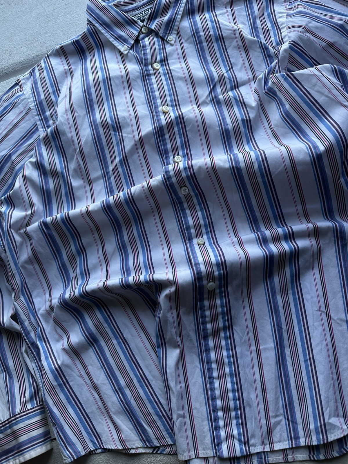Other 🚨 VNTG Y2K Polo Ralph Lauren Shirt flannel RARE long SLEEVE Size US XL / EU 56 / 4 - 3 Thumbnail