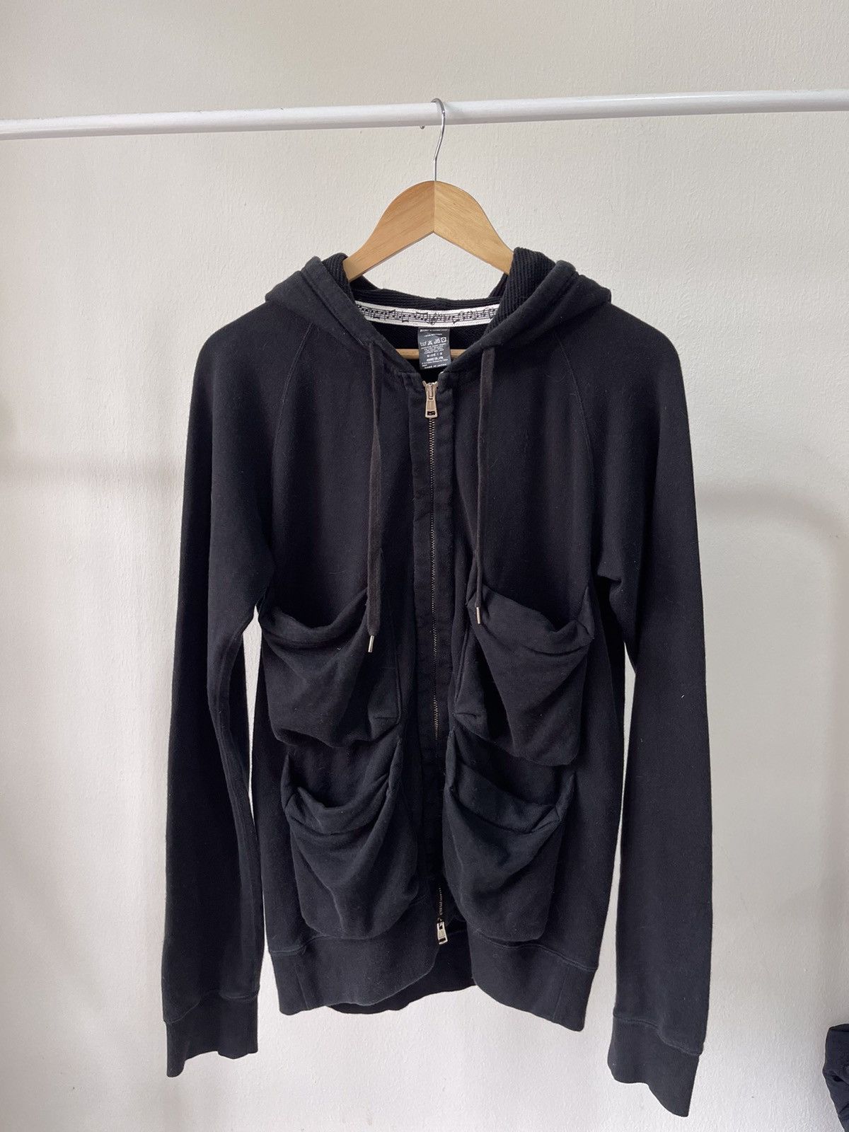 Number (N)ine SS05 Number(N)ine ‘NightCrawler’ zipper Hoodie Size US M / EU 48-50 / 2 - 6 Thumbnail