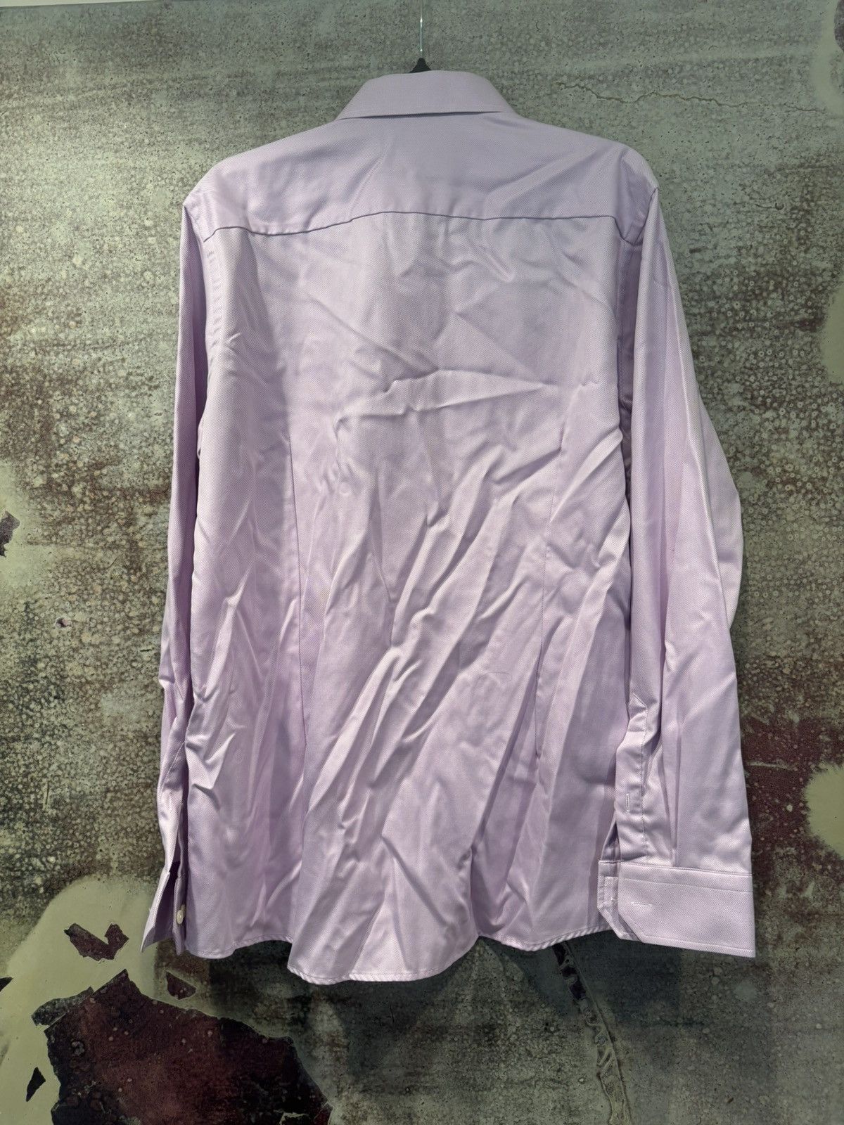 Eton Eton Designer Button Up Shirt XXL Purple Size US XXL / EU 58 / 5 - 2 Thumbnail