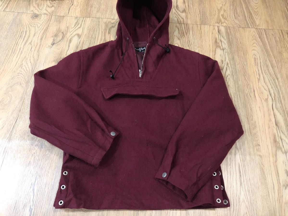 image of Super Vintage Margaret Howell Wools Anorak in Red, Women's (Size Medium)