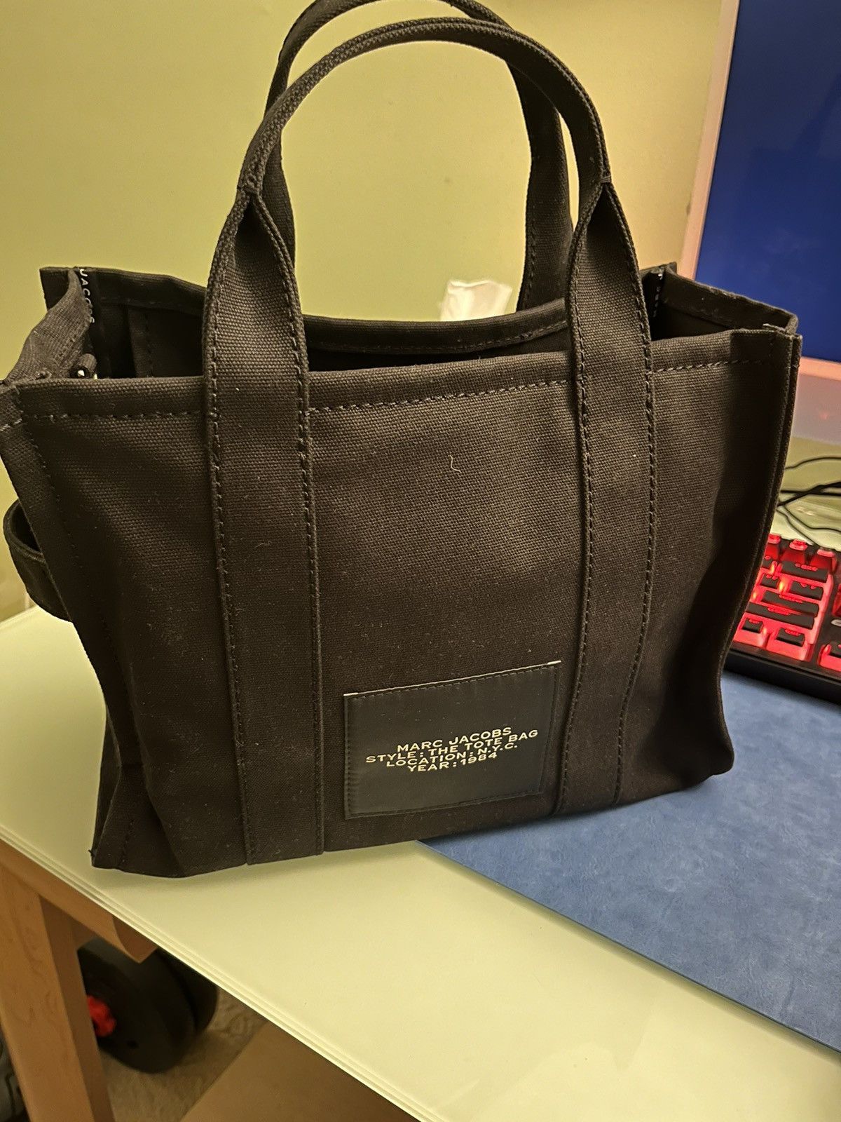 Marc Jacobs Black Marc Jacobs Medium Tote Bag Size ONE SIZE - 2 Thumbnail