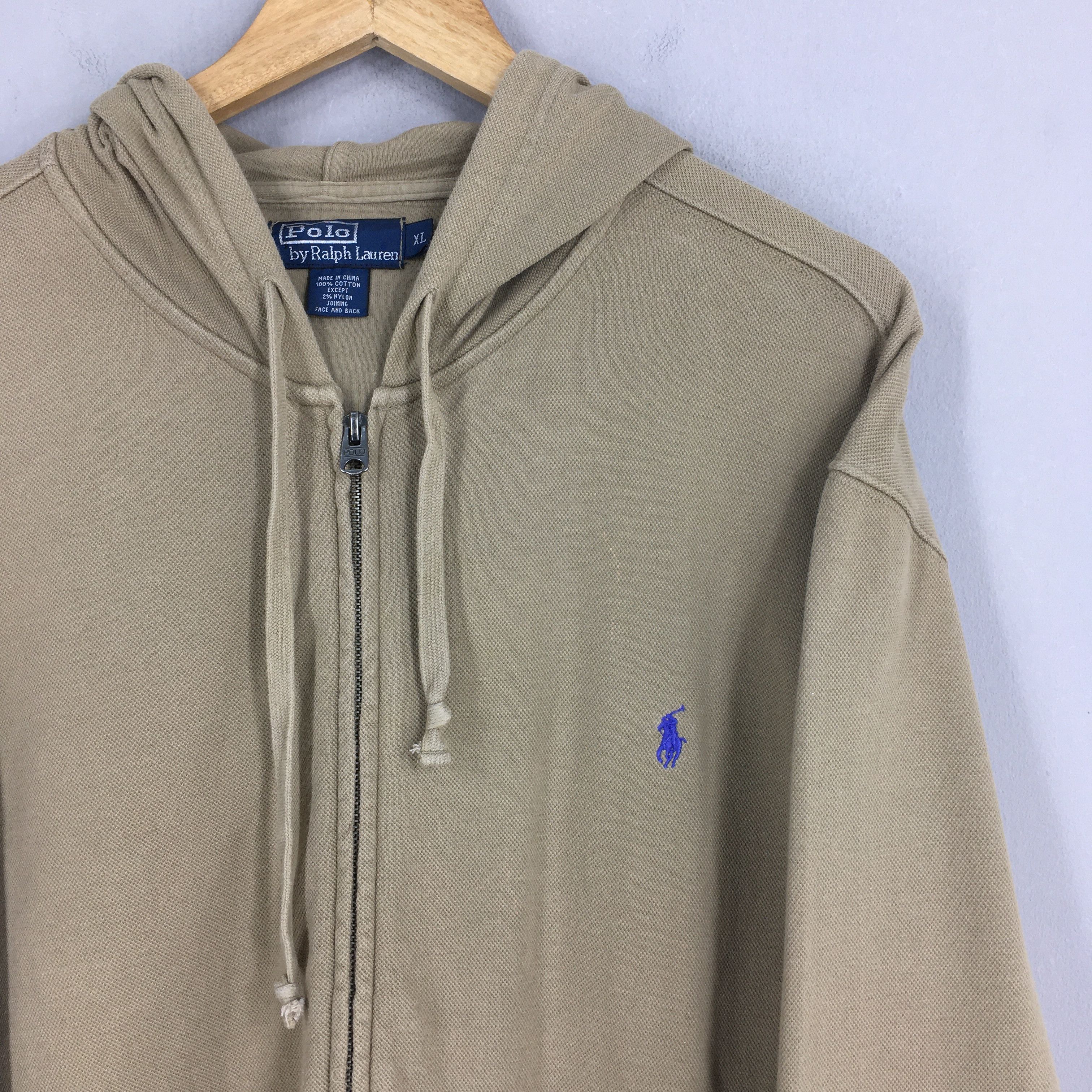 Polo Ralph Lauren Vintage Polo Ralph Lauren Zipper Hoodie Sweatshirt XLarge Size US XL / EU 56 / 4 - 2 Thumbnail