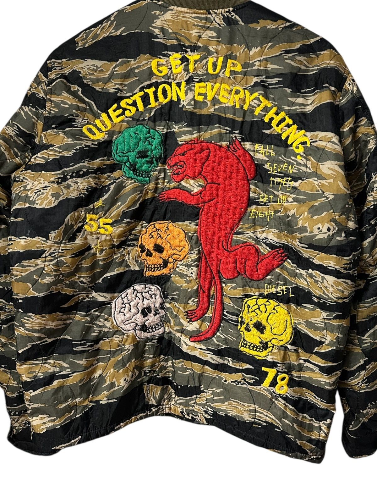 Diesel Rare diesel camo ed hardy style bomber jacket skulls archive Size US S / EU 44-46 / 1 - 3 Thumbnail
