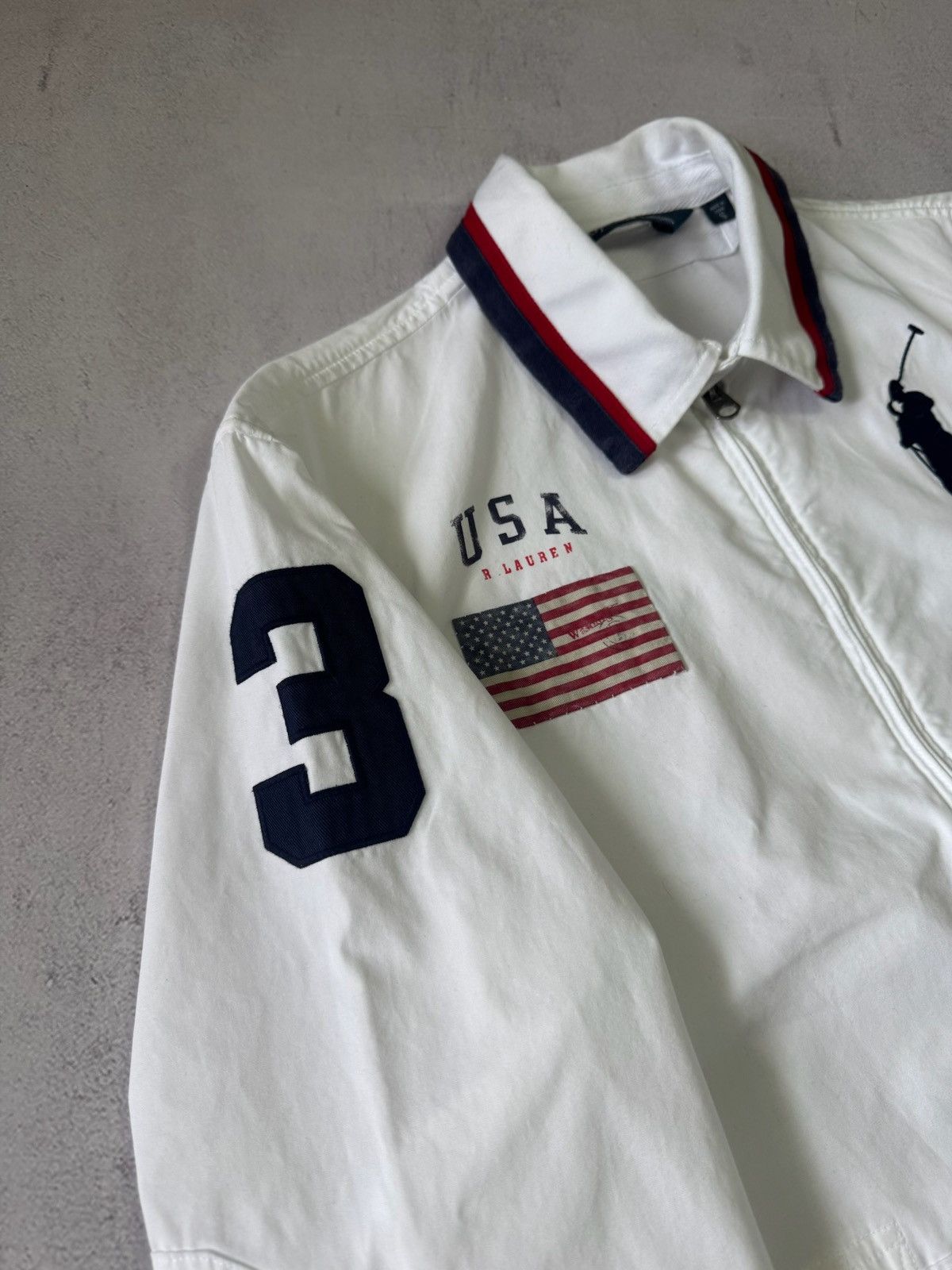 Polo Ralph Lauren VINTAGE POLO RALPH LAUREN UNITED STATE BOMBER JACKET RARE Size US S / EU 44-46 / 1 - 3 Thumbnail